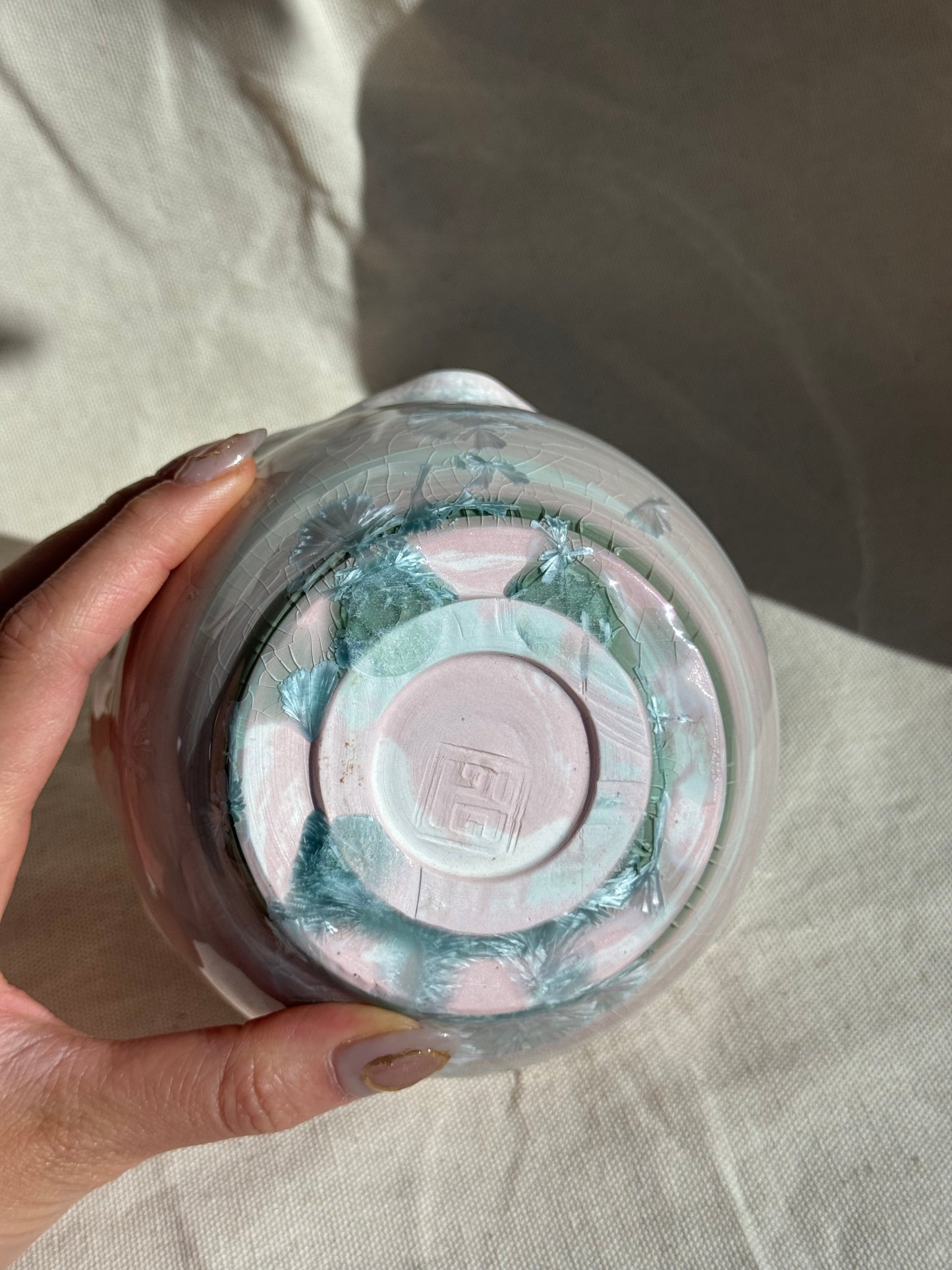 MATCHA BOWL FLORAL WHITE STRAWBERRY MINTY CANDY KATAKUCHI πΈ
