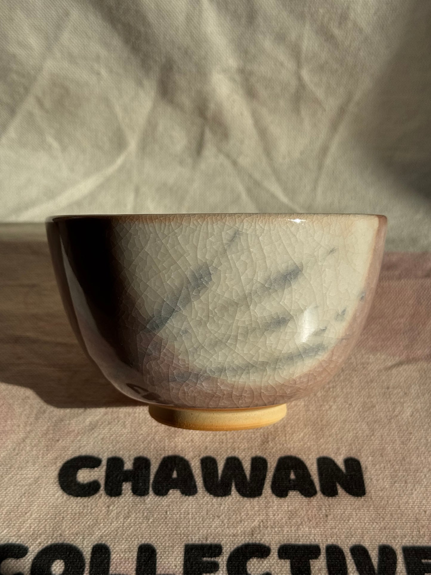 TEA BOWL PINK CELADON GLAZE 🌸