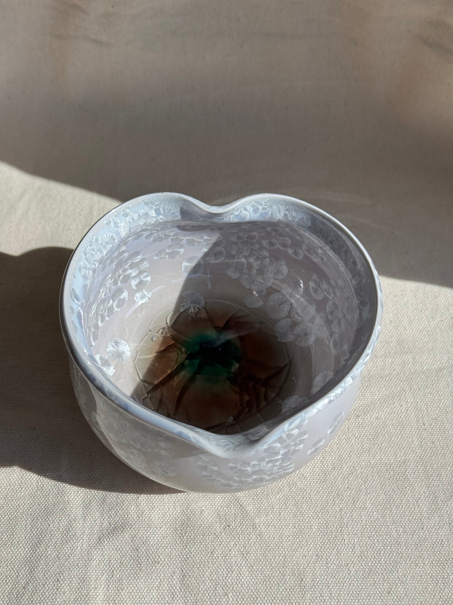 MATCHA BOWL LIGHT GREY LOVE KATAKUCHI 🌸