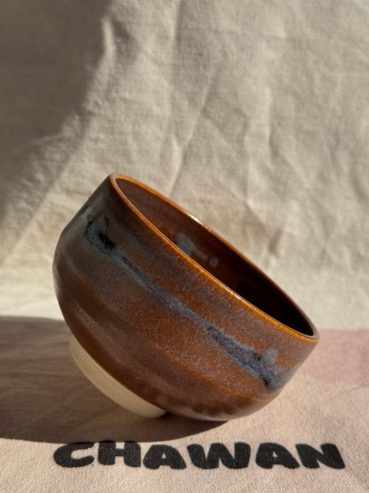 TEA BOWL KIYOMIZU YAKI BROWN 🌸