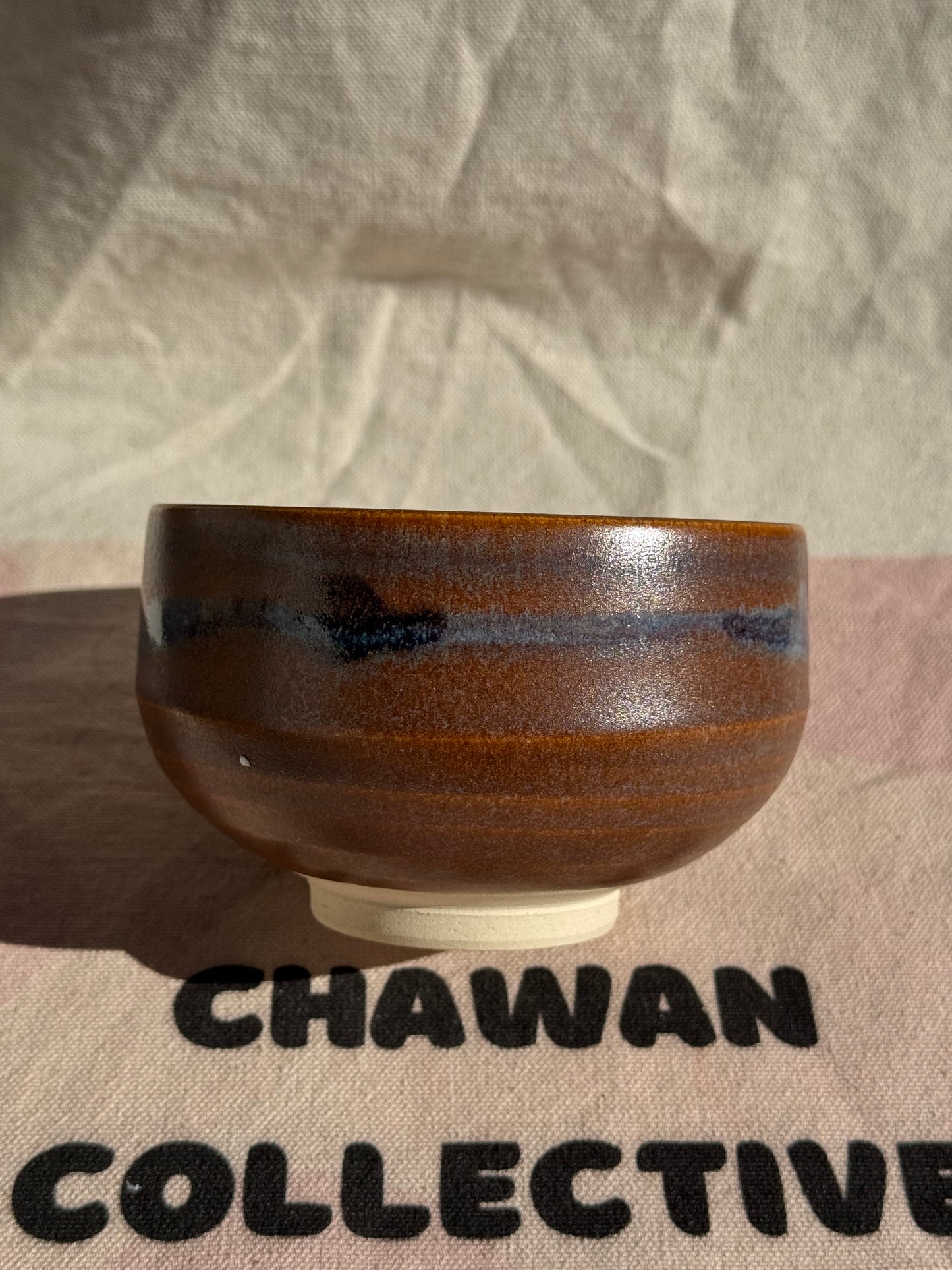 TEA BOWL KIYOMIZU YAKI BROWN 🌸