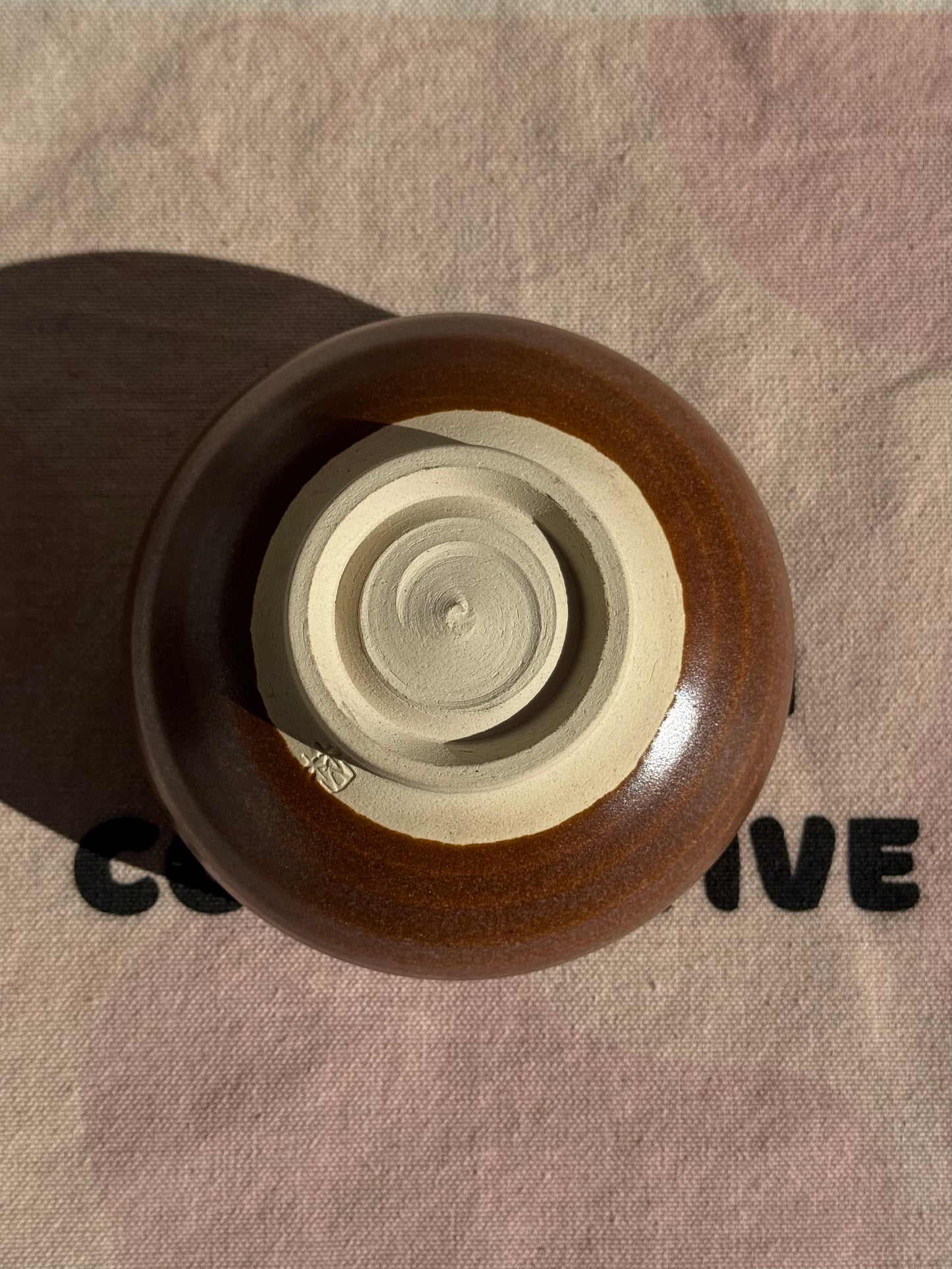 TEA BOWL KIYOMIZU YAKI BROWN 🌸