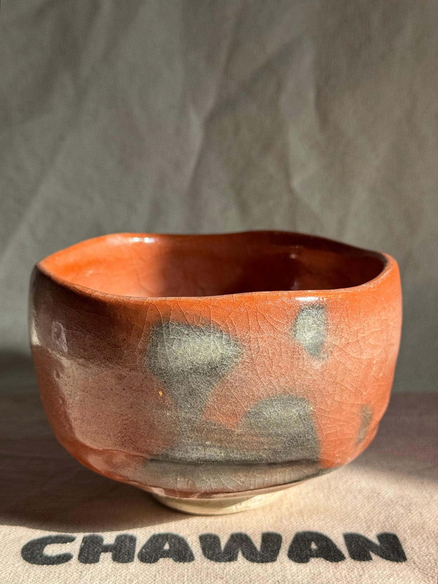 MATCHA TEA BOWL RAKU YAKI AKA RAKU 🌸