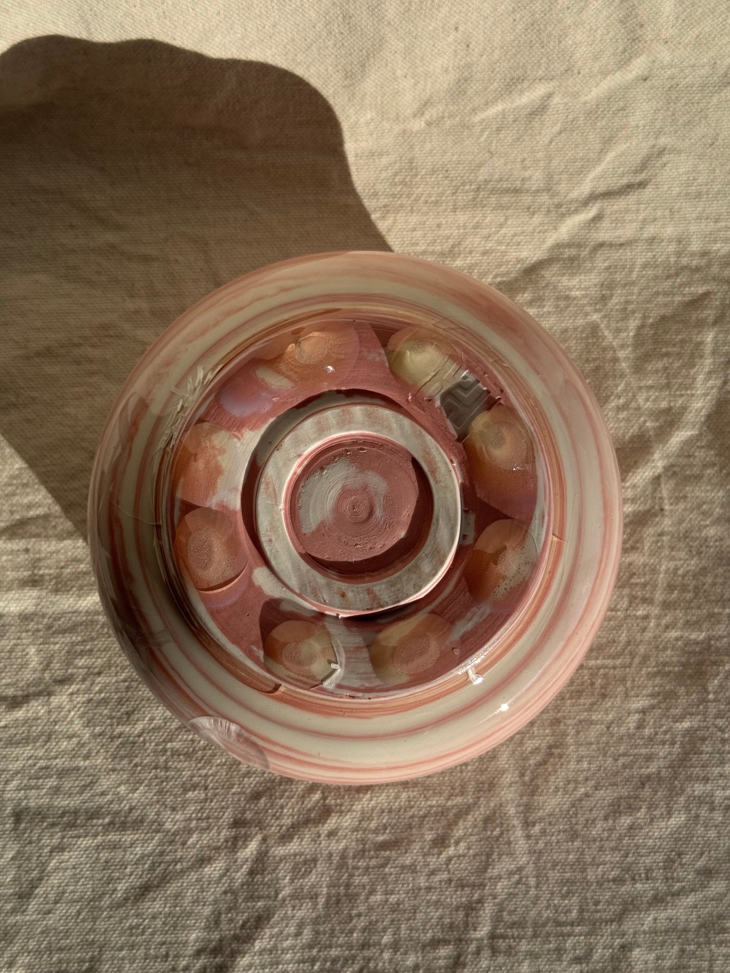MATCHA BOWL FLORAL STRAWBERRY CANDY KATAKUCHI