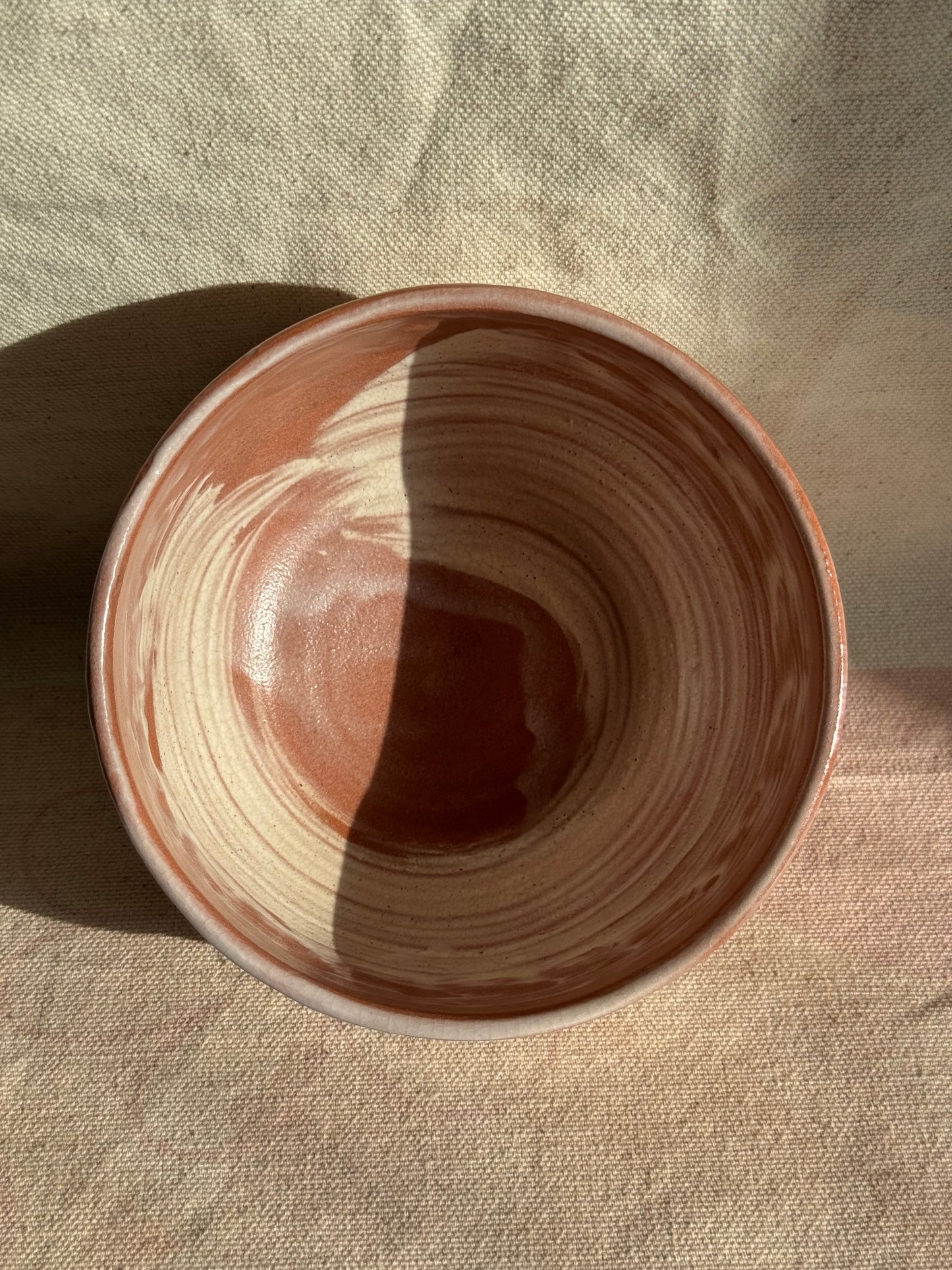 TEA BOWL KYO YAKI MISHIMA RED CLAY 🌸