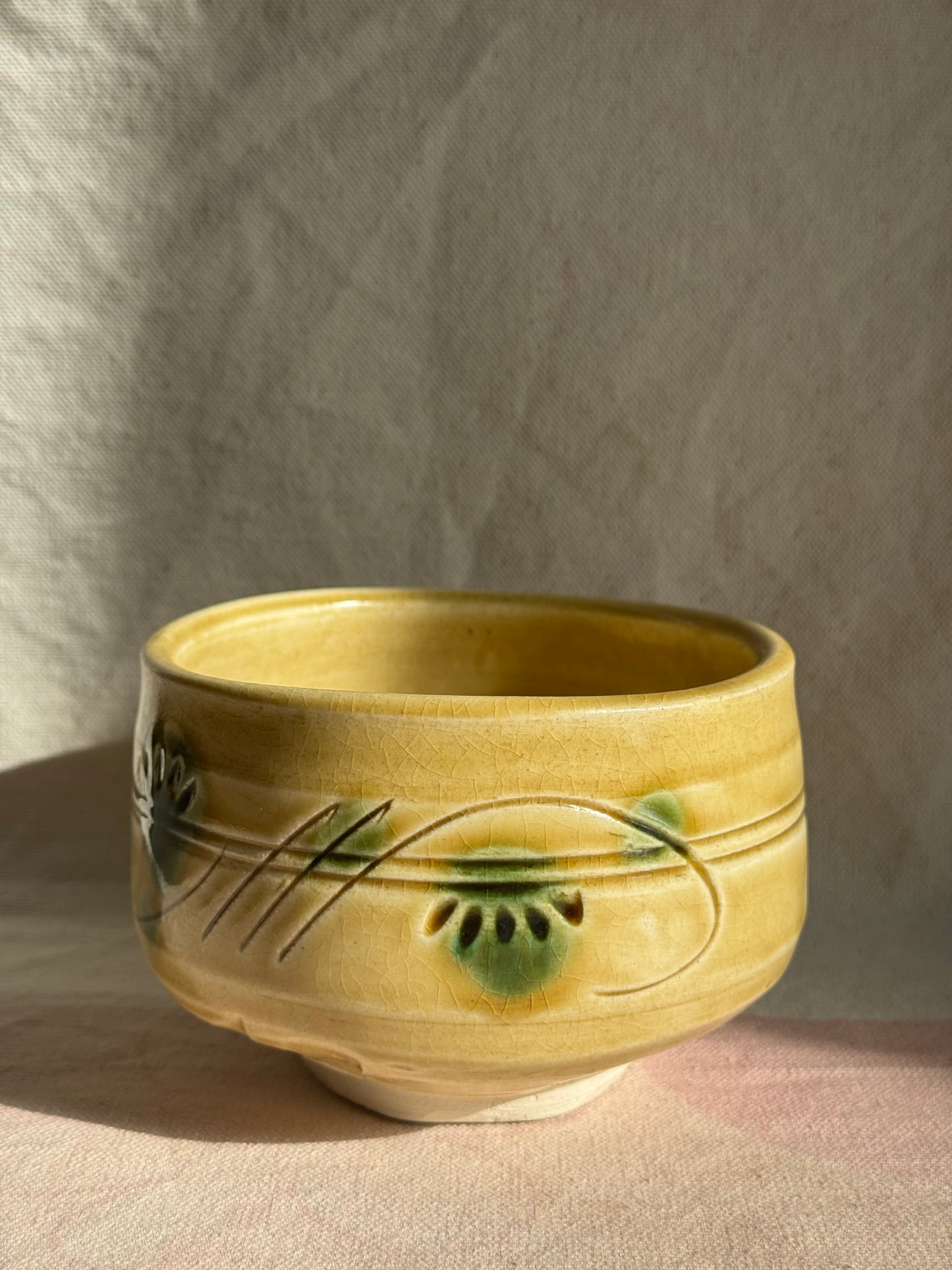 MATCHA TEA BOWL MINO YAKI KI SETO 🌸