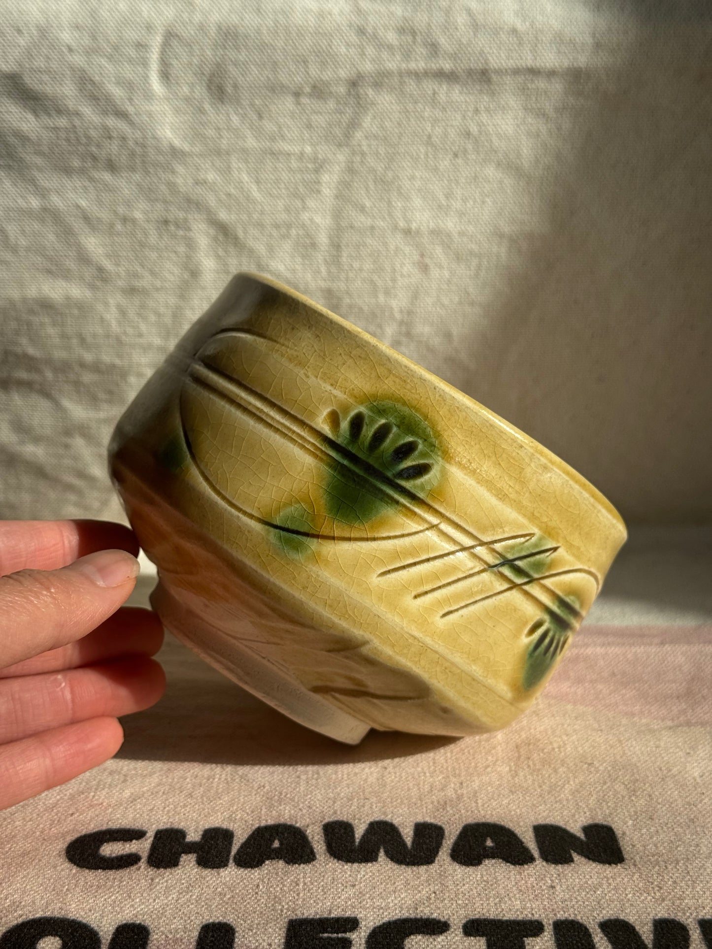 MATCHA TEA BOWL MINO YAKI KI SETO 🌸