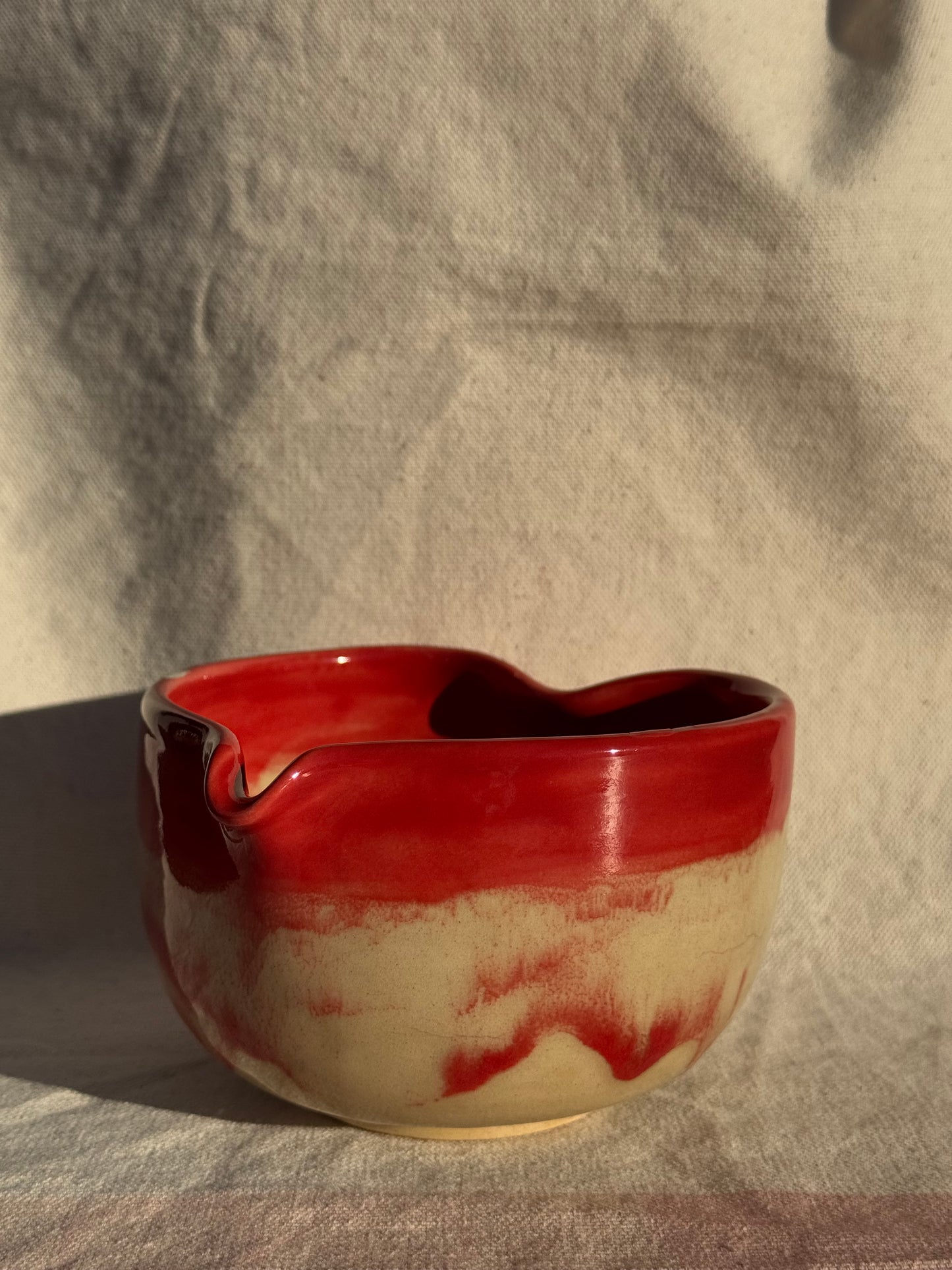 TEA BOWL CC FULL OF LOVE RED DRIP KATAKUCHI 🌸