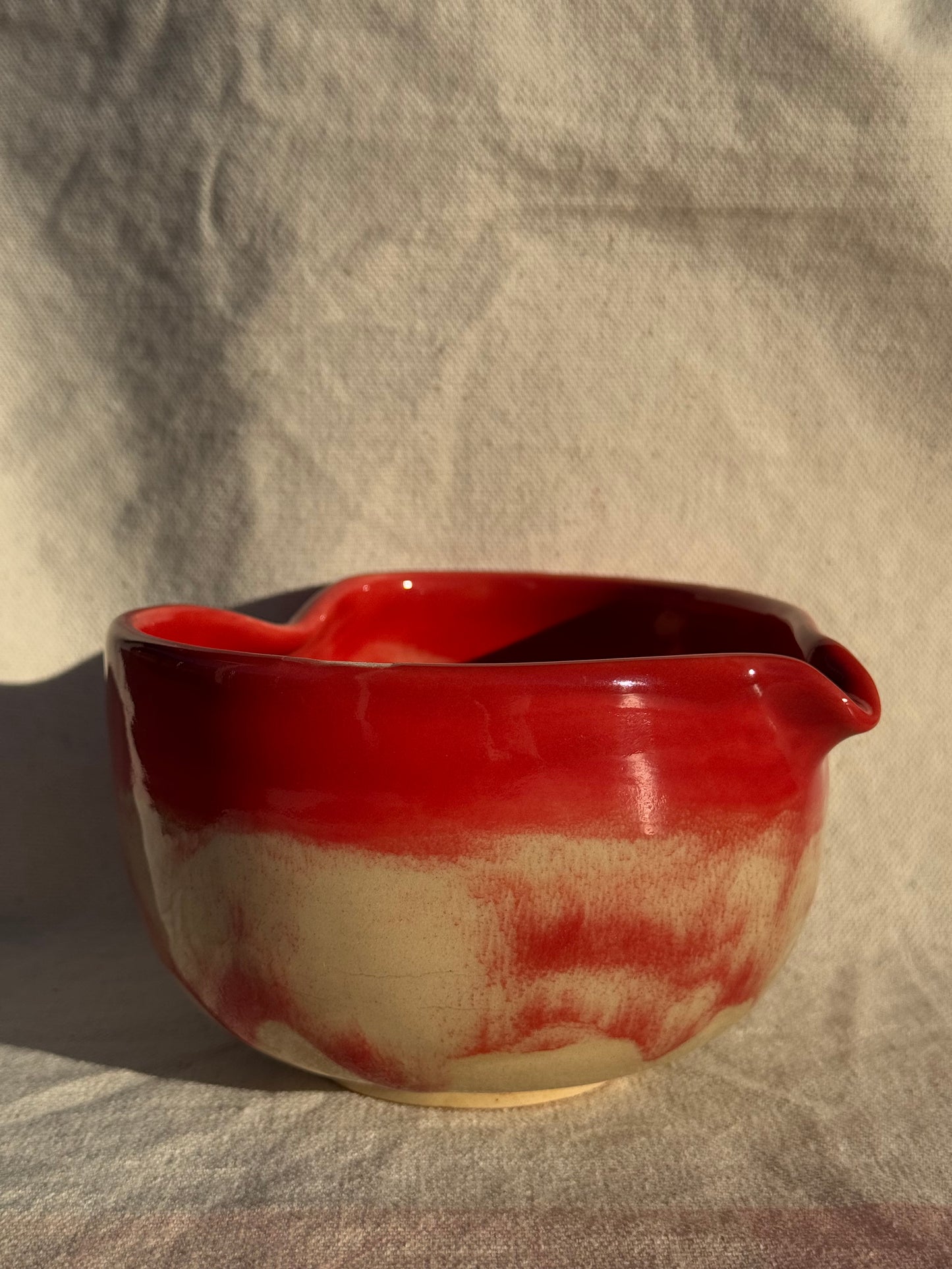 TEA BOWL CC FULL OF LOVE RED DRIP KATAKUCHI 🌸