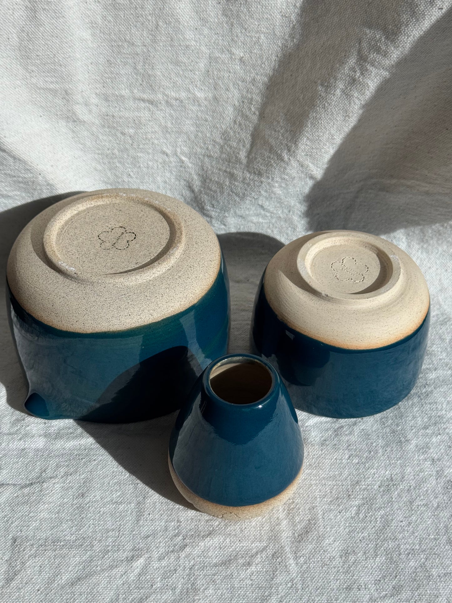 MATCH BOWL HALF GLAZED SET 🌸