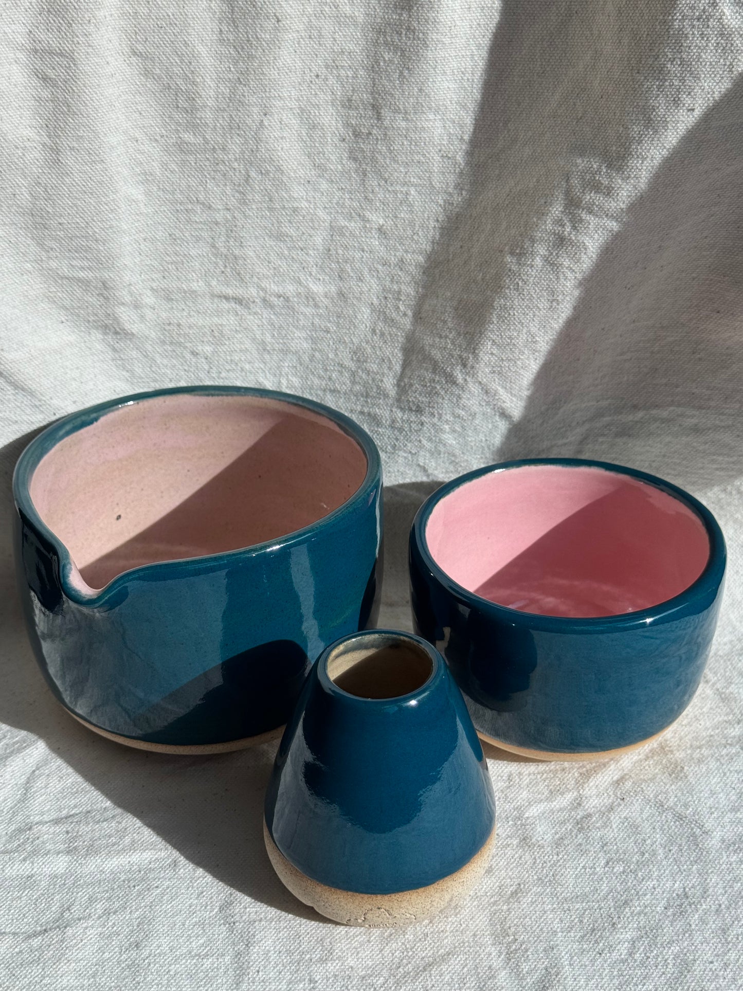 MATCH BOWL HALF GLAZED SET 🌸