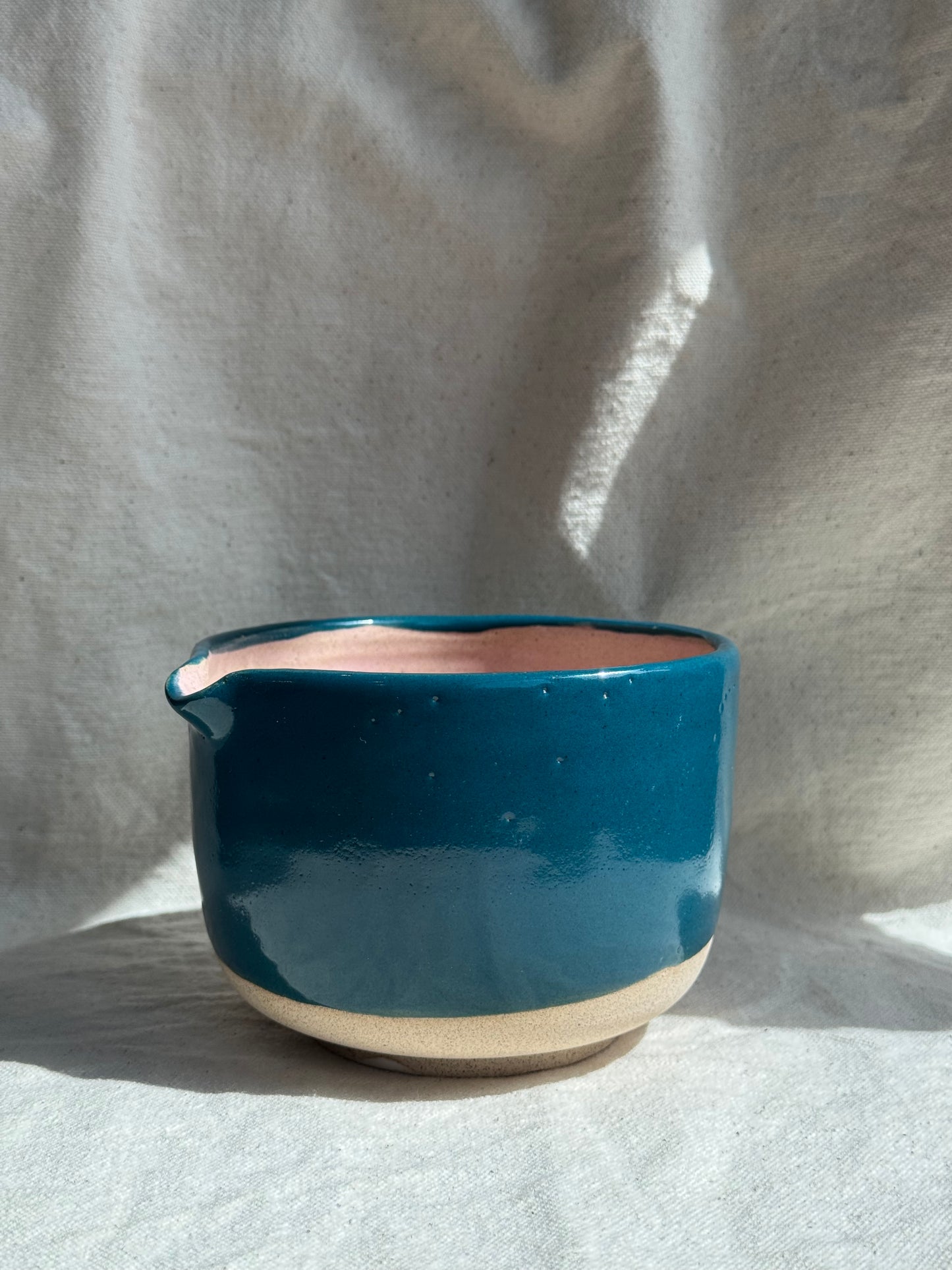 MATCH BOWL HALF GLAZED KATAKUCHI (1) 🌸