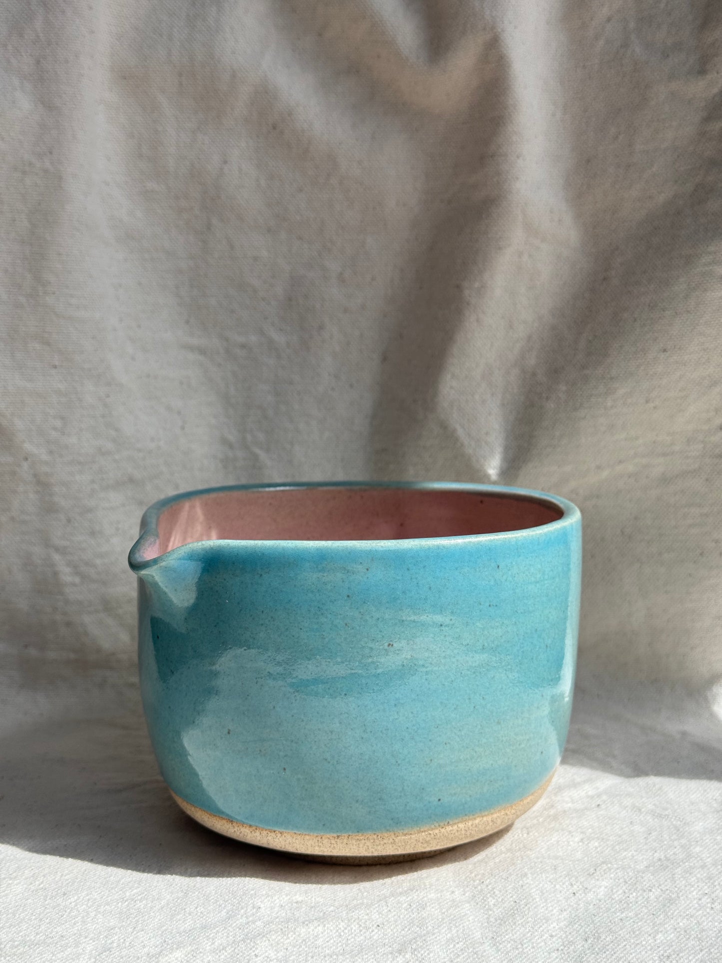 MATCH BOWL HALF GLAZED KATAKUCHI 🌸