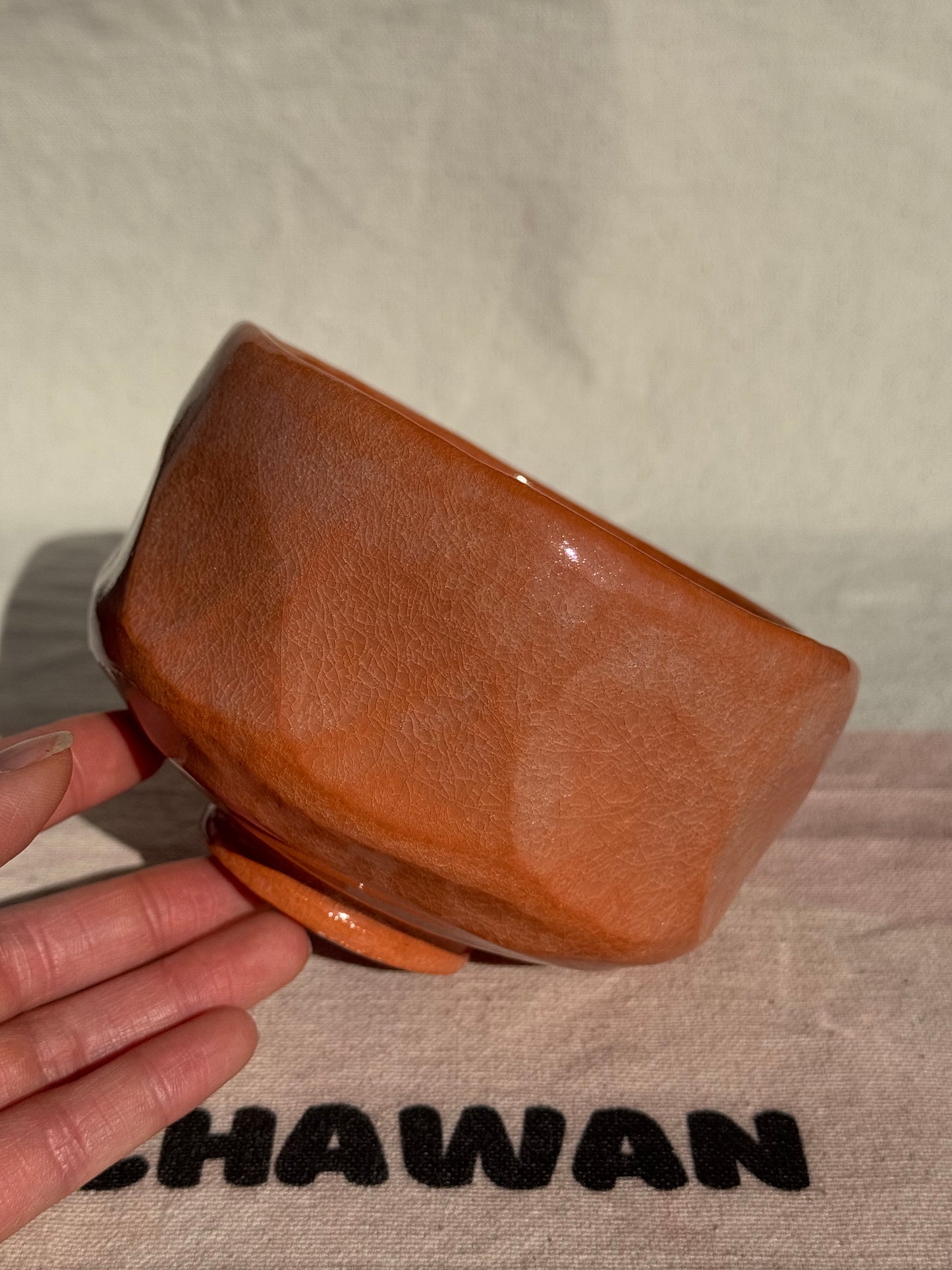MATCHA TEA BOWL AKA RAKU FULLBOX 🌸