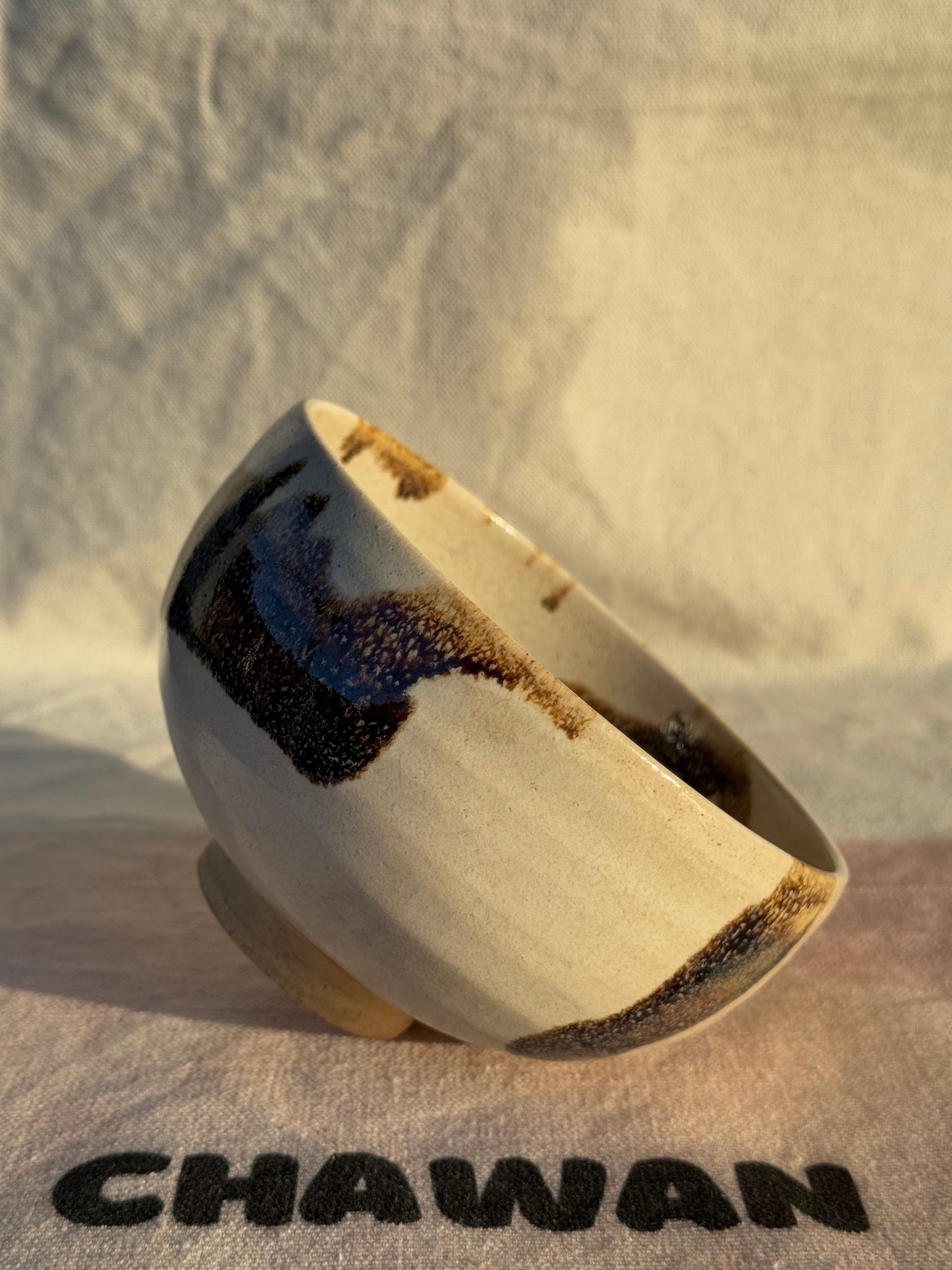 TEA BOWL KYO YAKI RABBIT FUR GLAZE 🌸