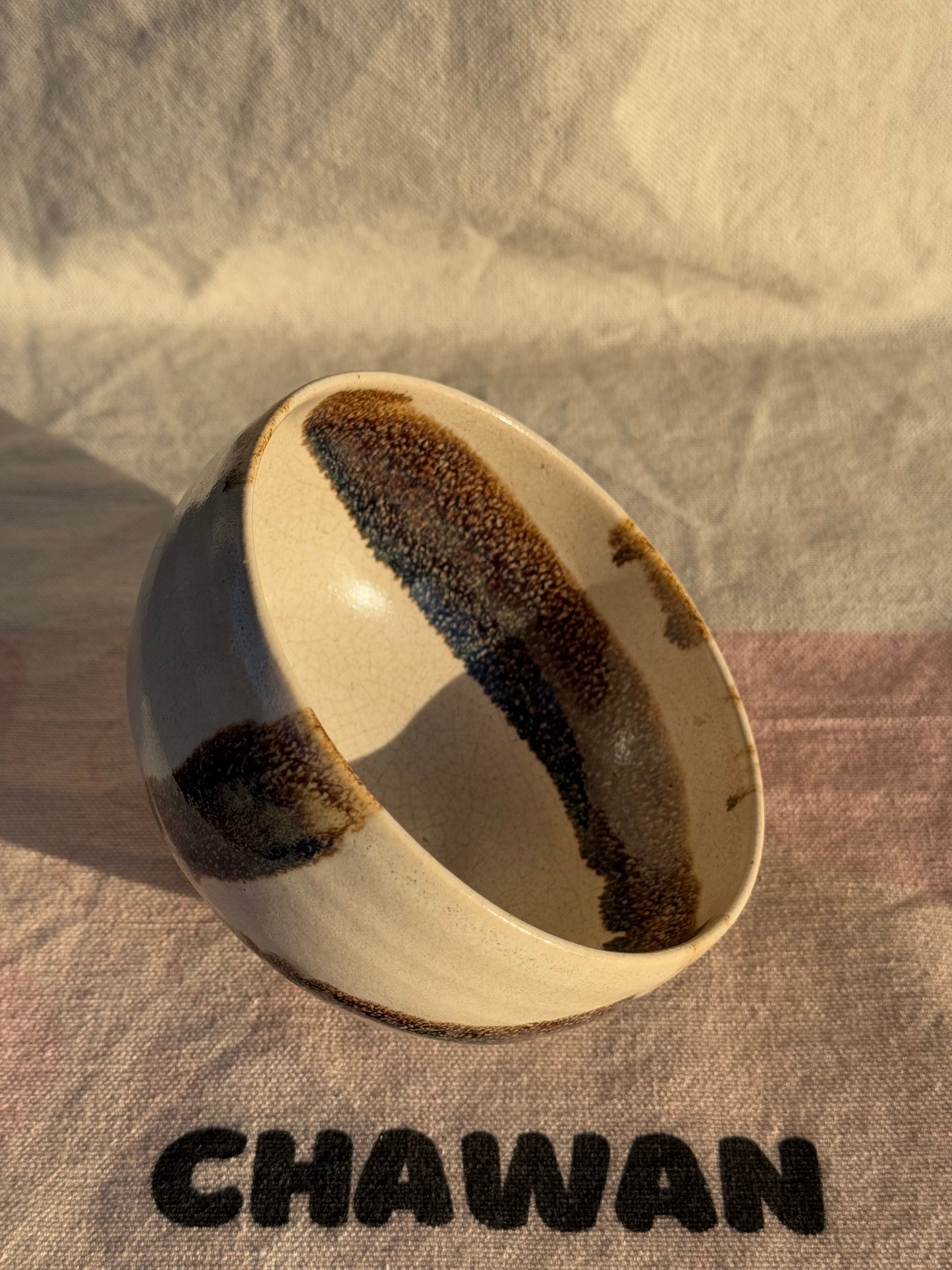 TEA BOWL KYO YAKI RABBIT FUR GLAZE 🌸