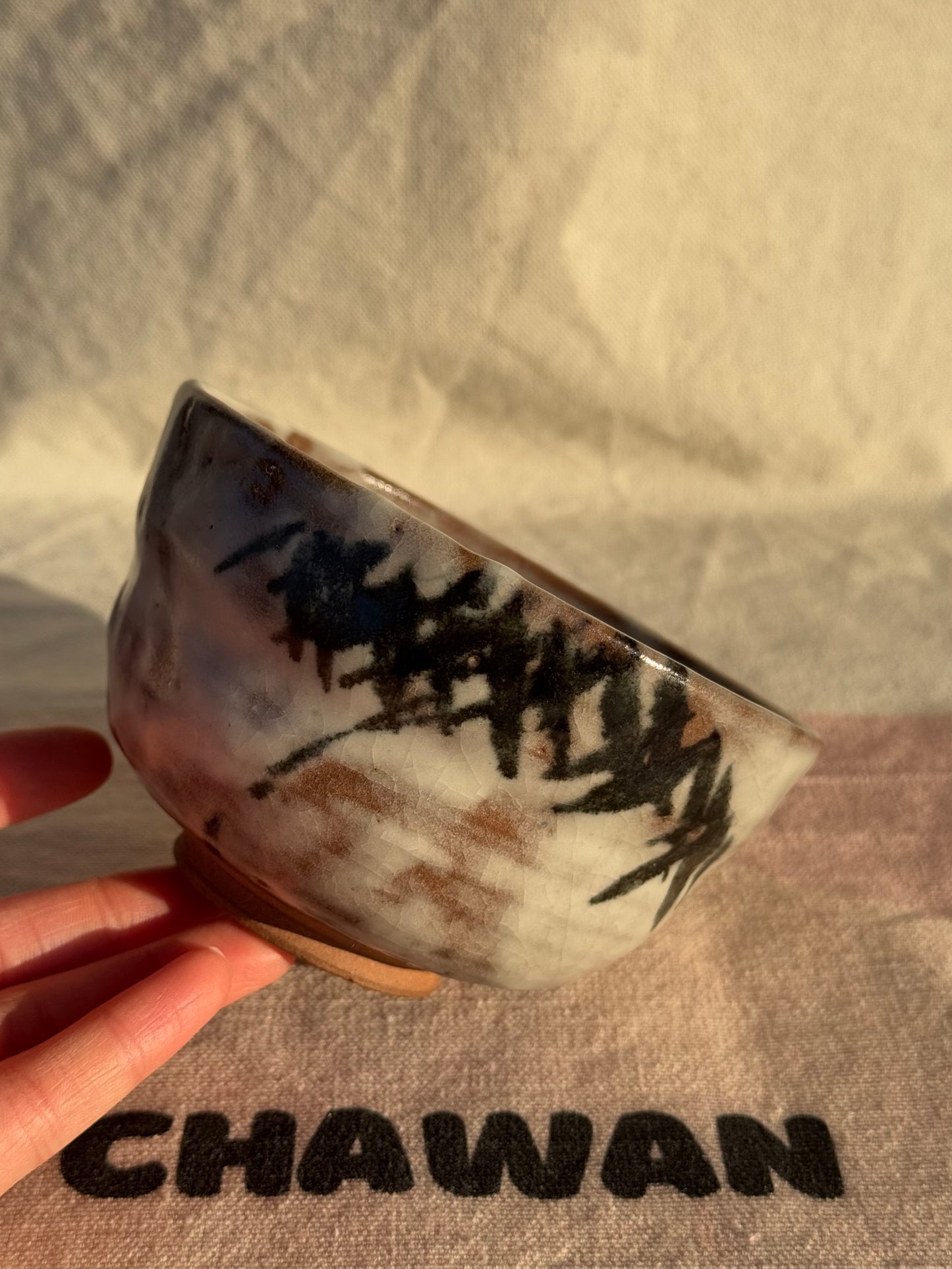 TEA BOWL CLOUDY GLAZE 🌸