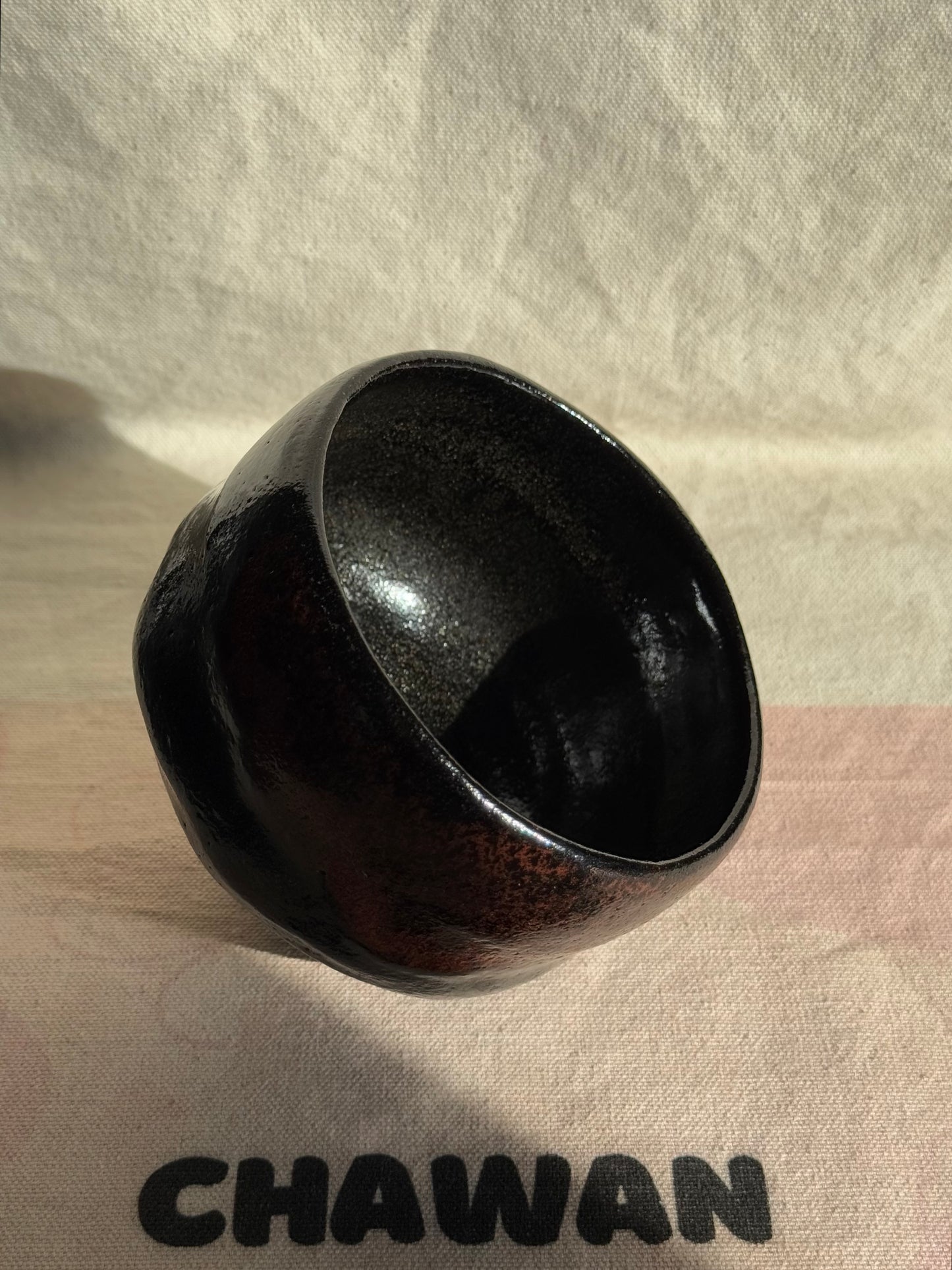 MATCHA BOWL KURO RAKU BY SASAKI SHORAKU 🌸