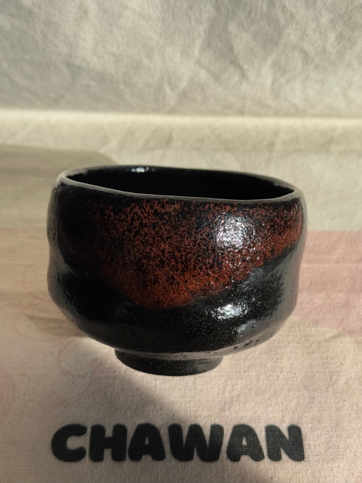 MATCHA BOWL KURO RAKU BY SASAKI SHORAKU 🌸