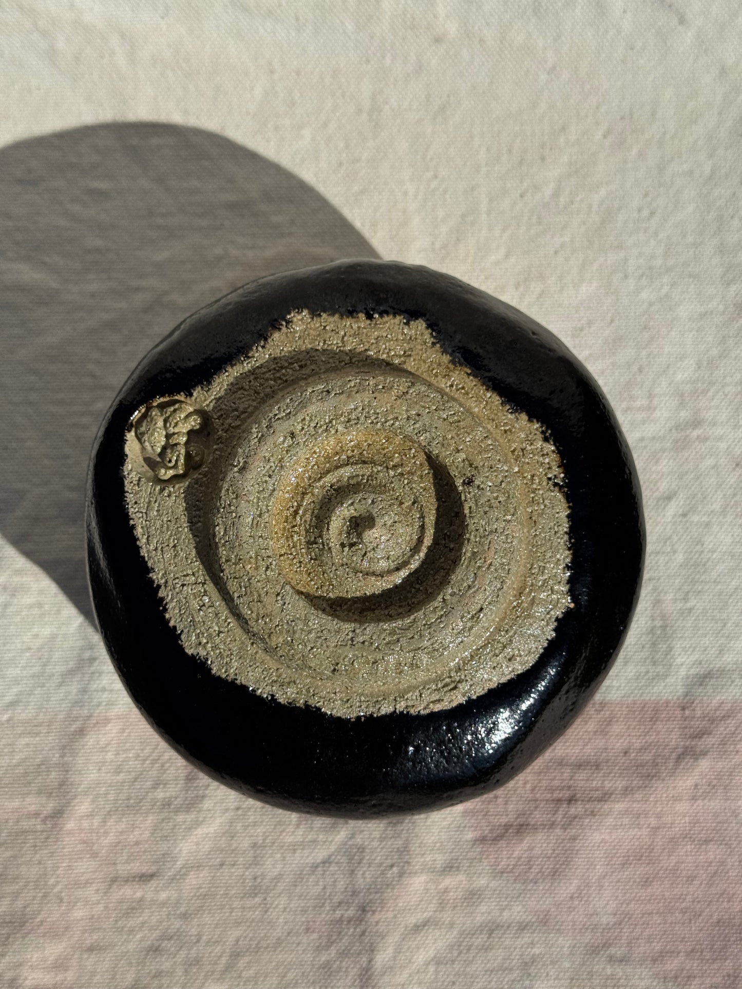 MATCHA BOWL KURO RAKU IMPERIAL THEME ISLAND by SHORAKU SASAKI 🌸