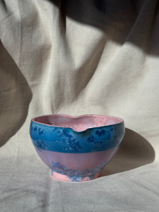 MATCHA BOWL BLUE PINK SWEET LOVE KATAKUCHI 🌸