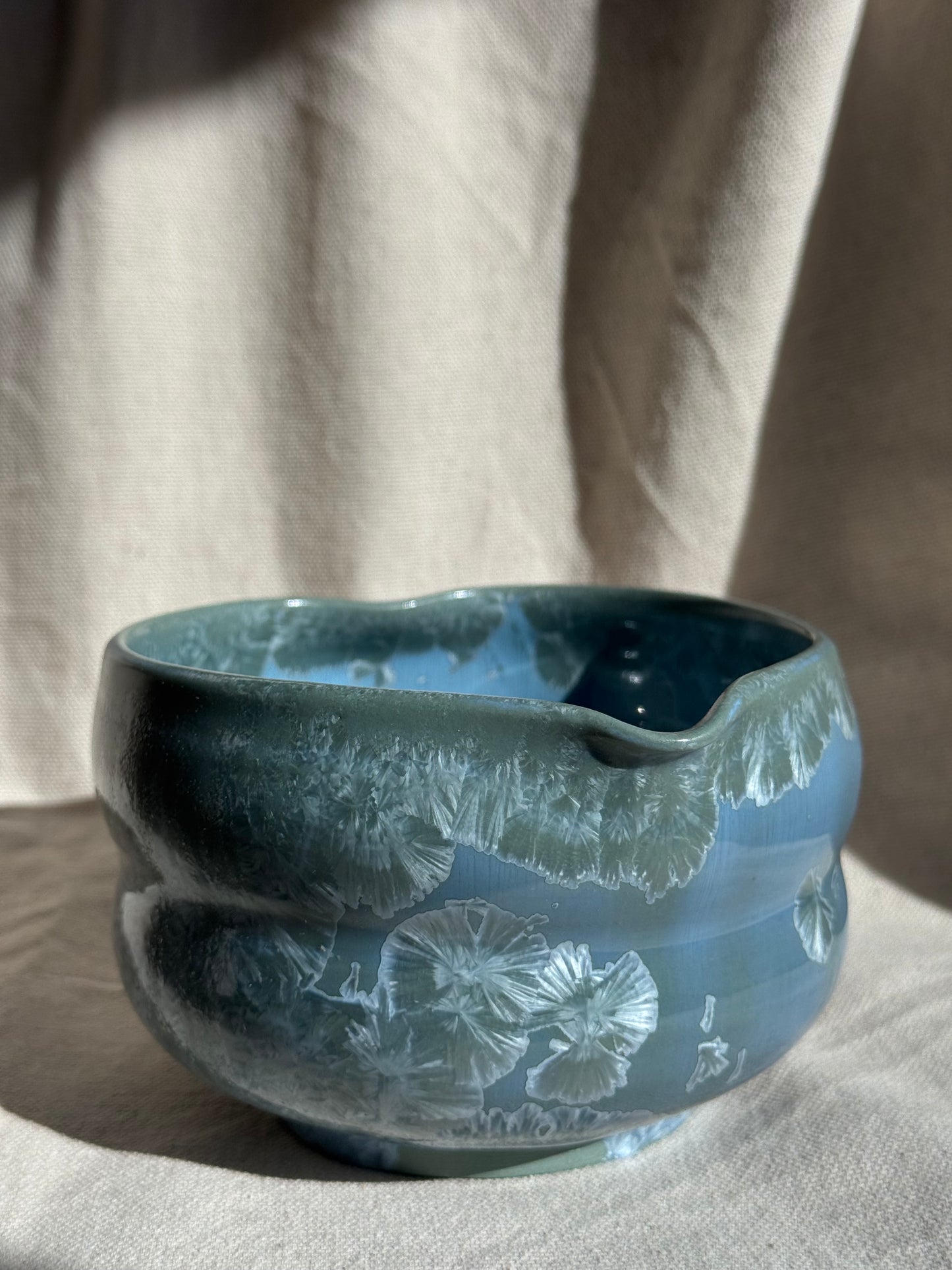 MATCHA BOWL TIMELESS LOVE BLUE GREEN OMBRE KATAKUCHI 🌸