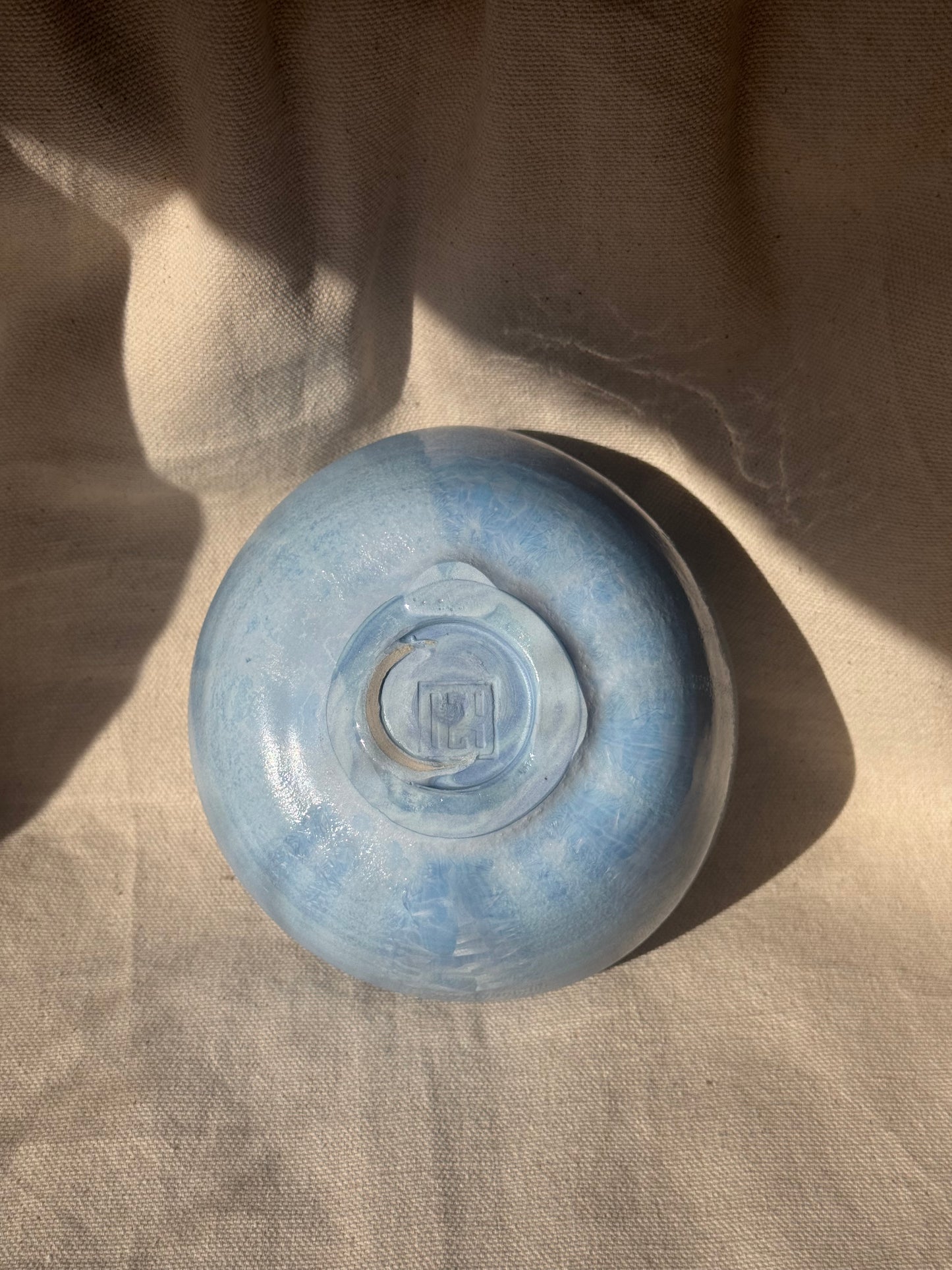 MATCHA BOWL BLUE LILAC EGGSHELL KATAKUCHI 🌸