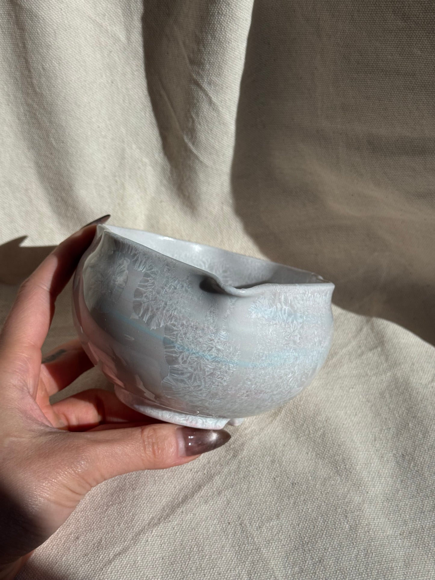 MATCHA BOWL ASH GREY EGGSHELL KATAKUCHI 🌸