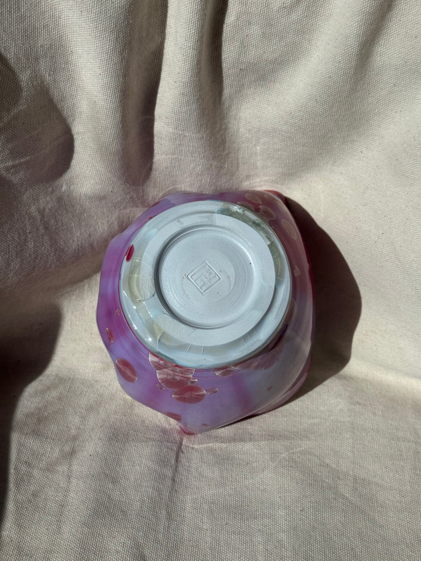 MATCHA BOWL 2 TONE PURPLE GREEN SEASHELL KATAKUCHI 🌸