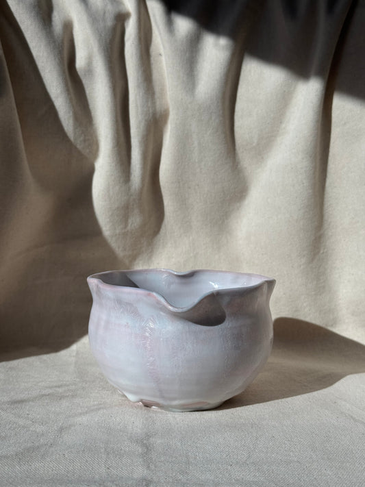 MATCHA BOWL CANDY PINK IN SNOW FLORAL LOVE KATAKUCHI 🌸