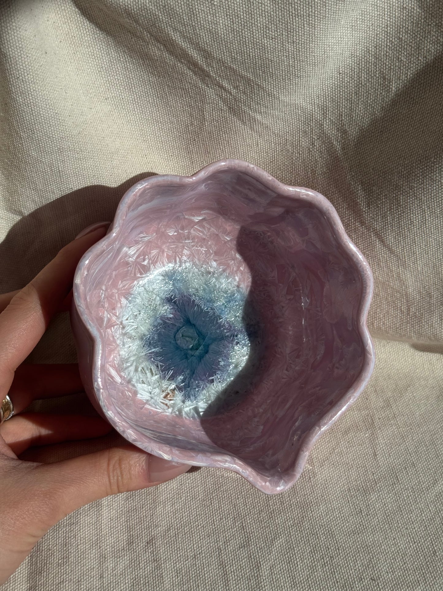 MATCHA BOWL PINK FLORAL KATAKUCHI 🌸
