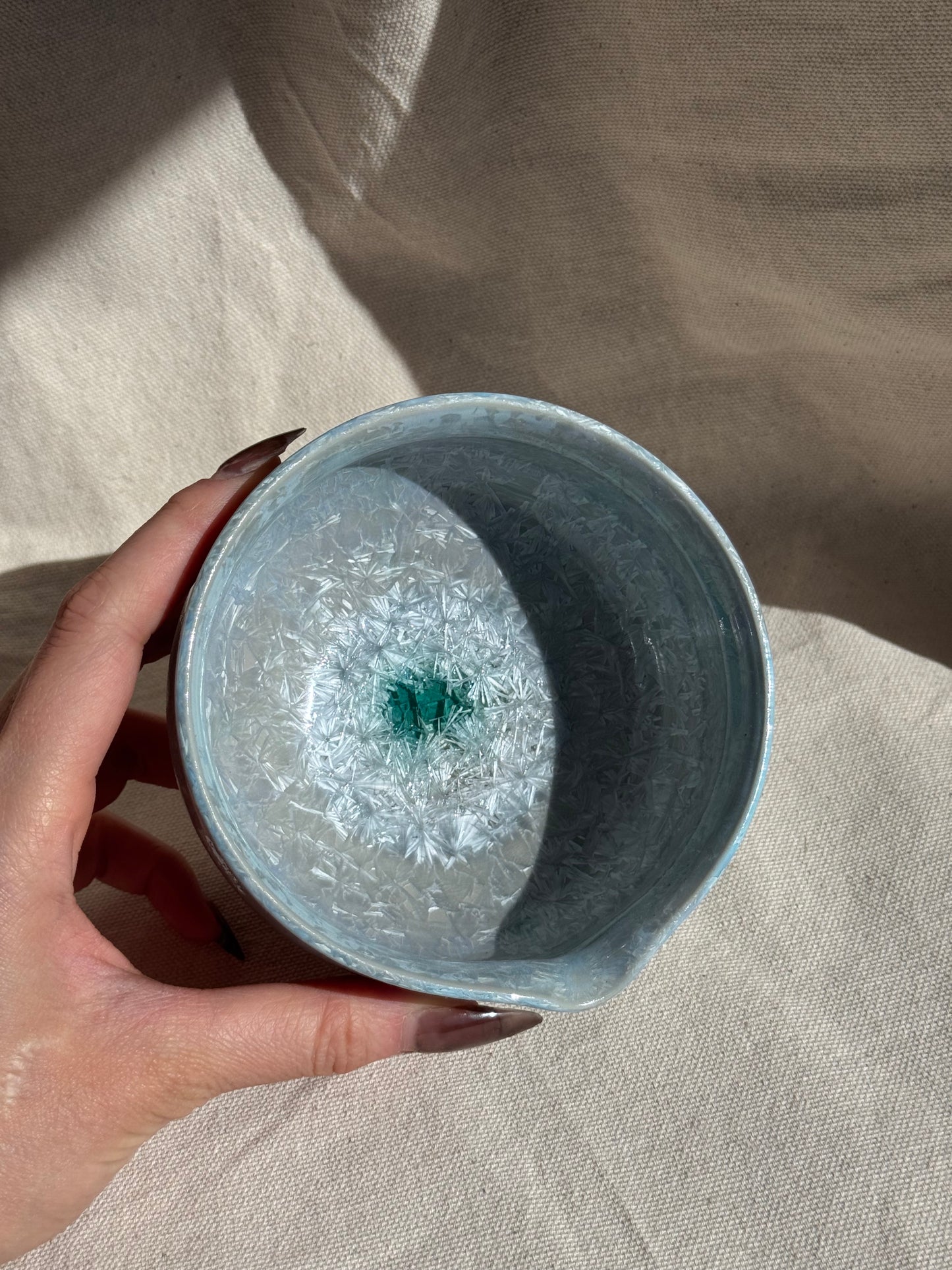 MATCHA BOWL GREY GLAZE KATAKUCHI 🌸