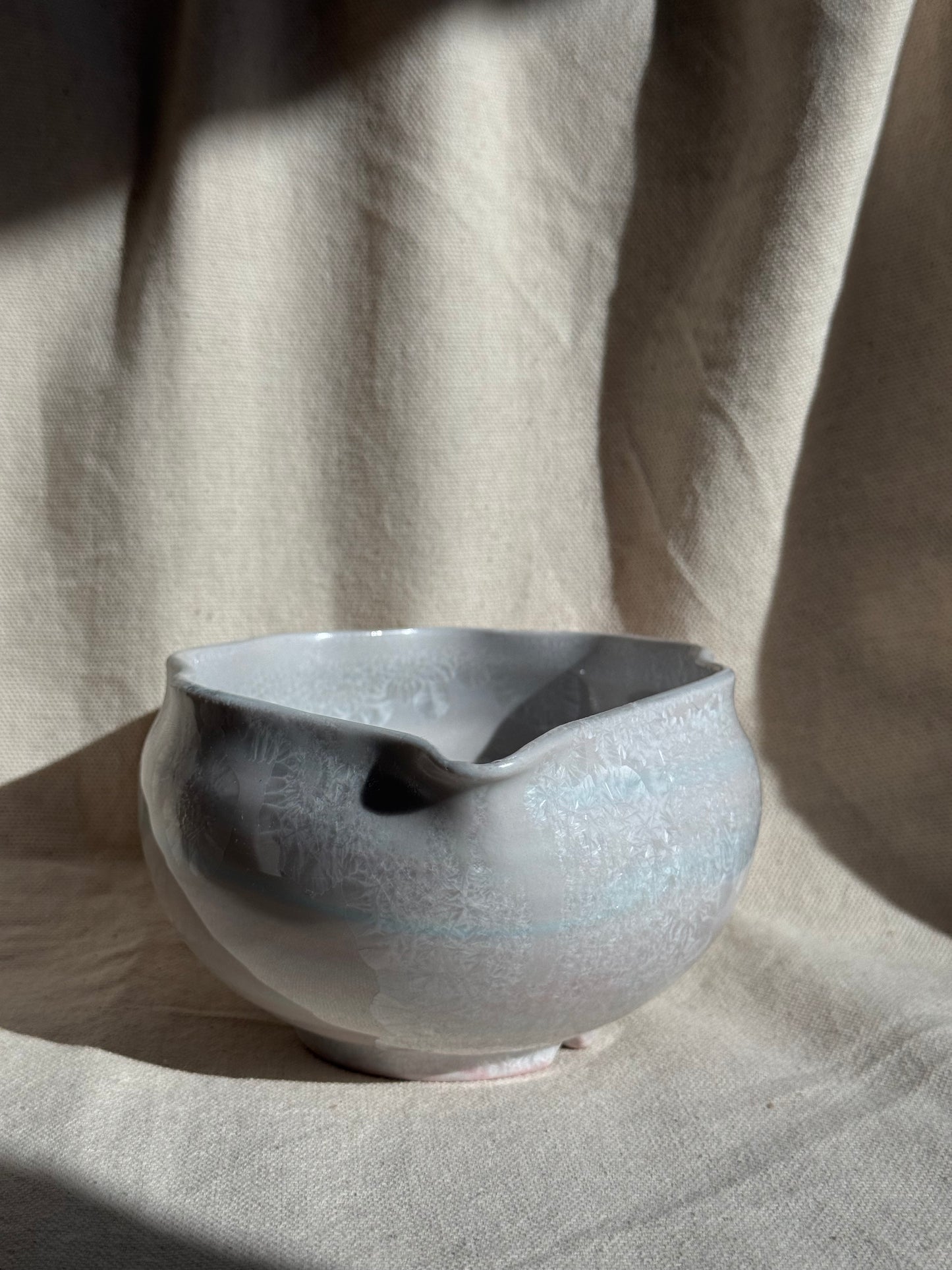 MATCHA BOWL ASH GREY EGGSHELL KATAKUCHI 🌸