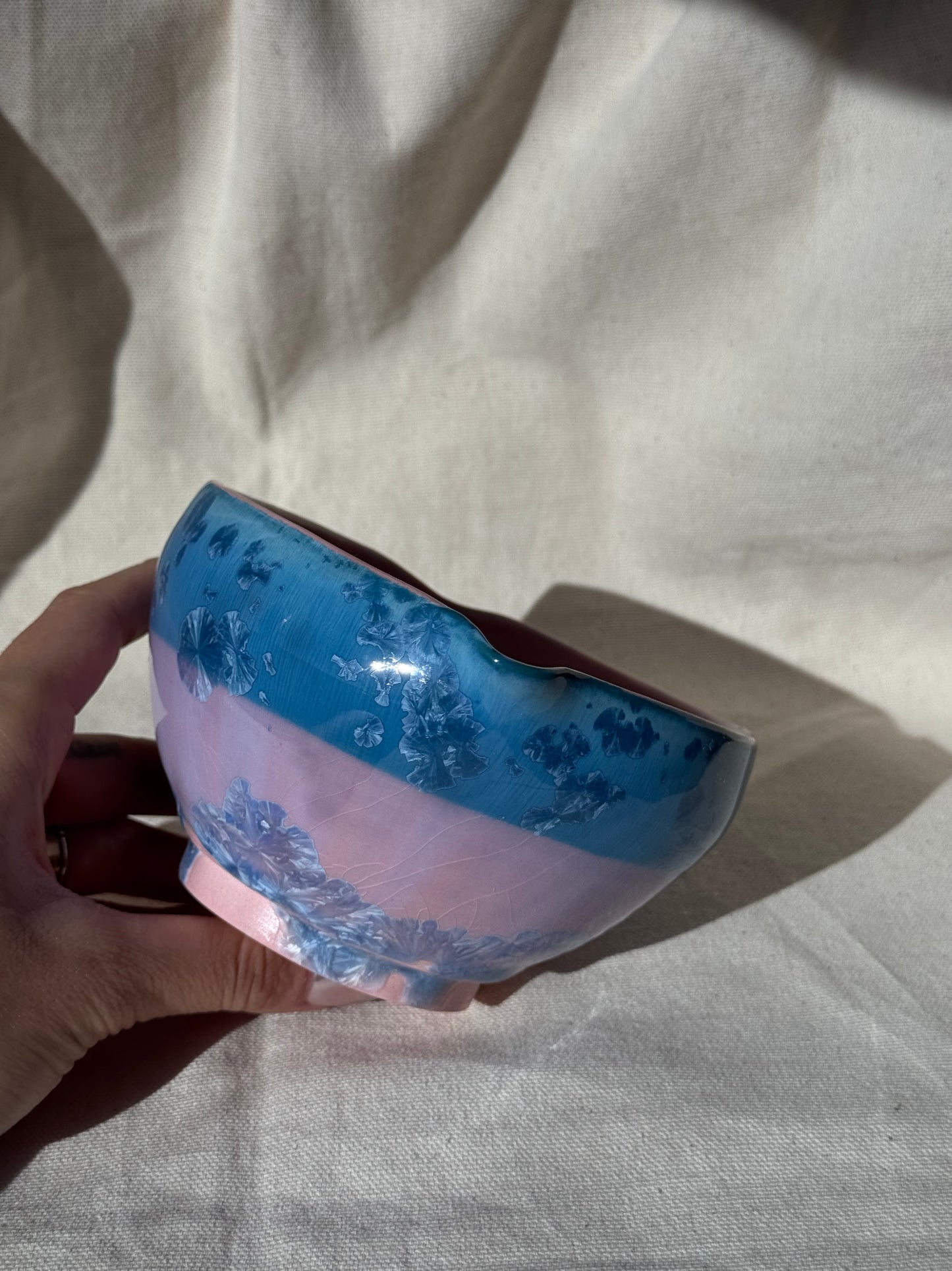 MATCHA BOWL BLUE PINK SWEET LOVE KATAKUCHI 🌸