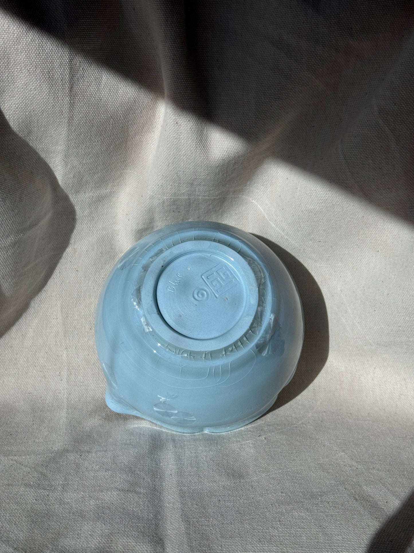 MATCHA BOWL BABY BLUE FLORAL KATAKUCHI 🌸