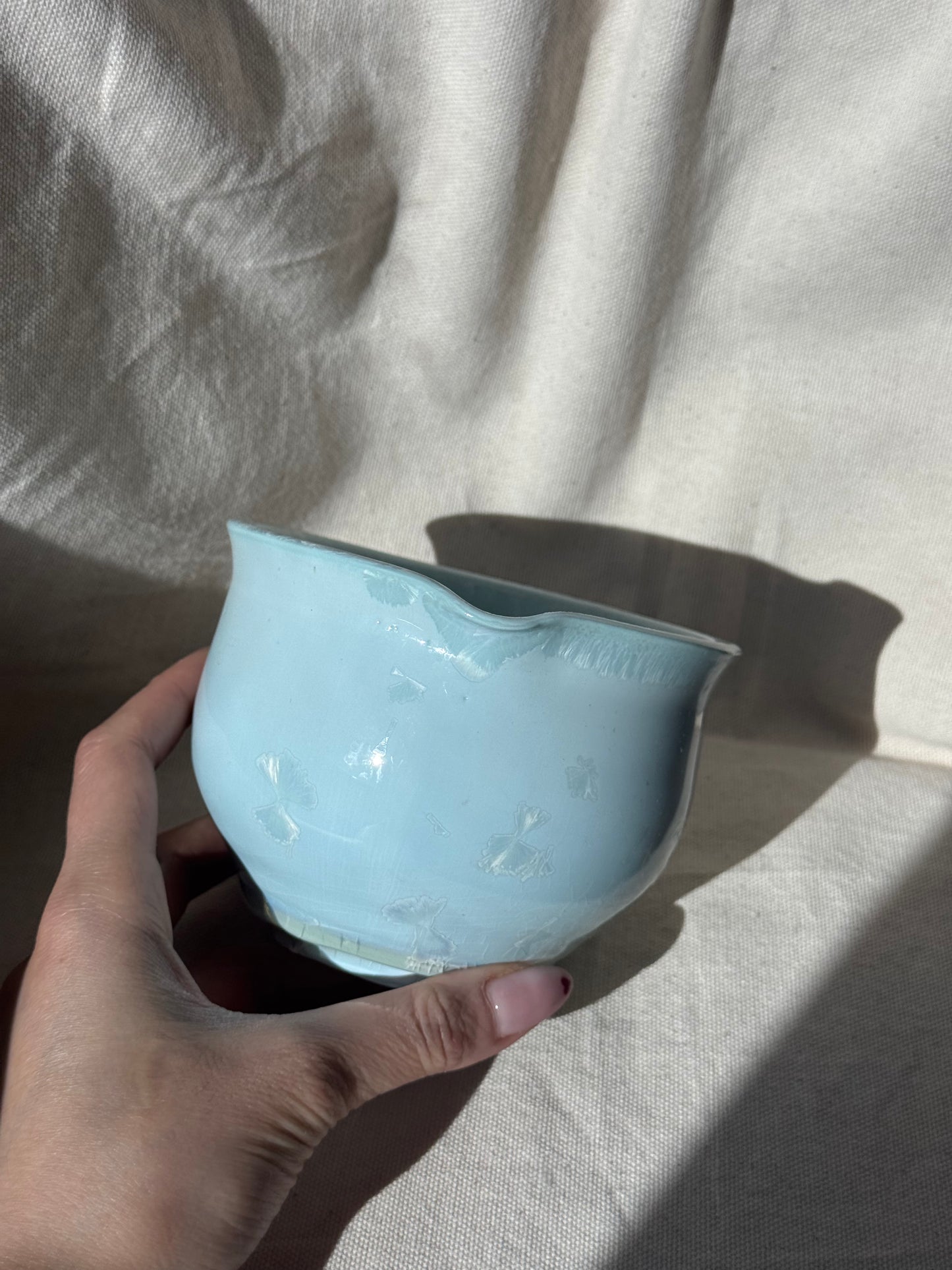 MATCHA BOWL BABY BLUE TALL KATAKUCHI 🌸
