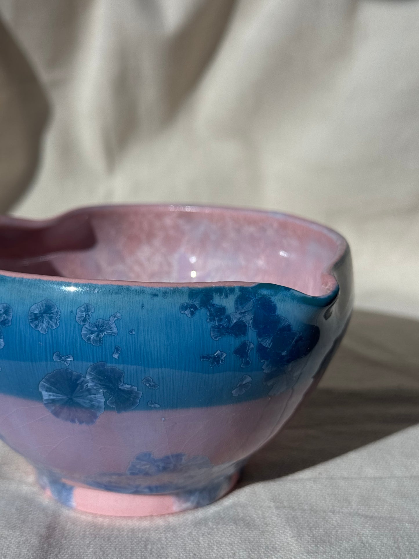MATCHA BOWL BLUE PINK SWEET LOVE KATAKUCHI 🌸