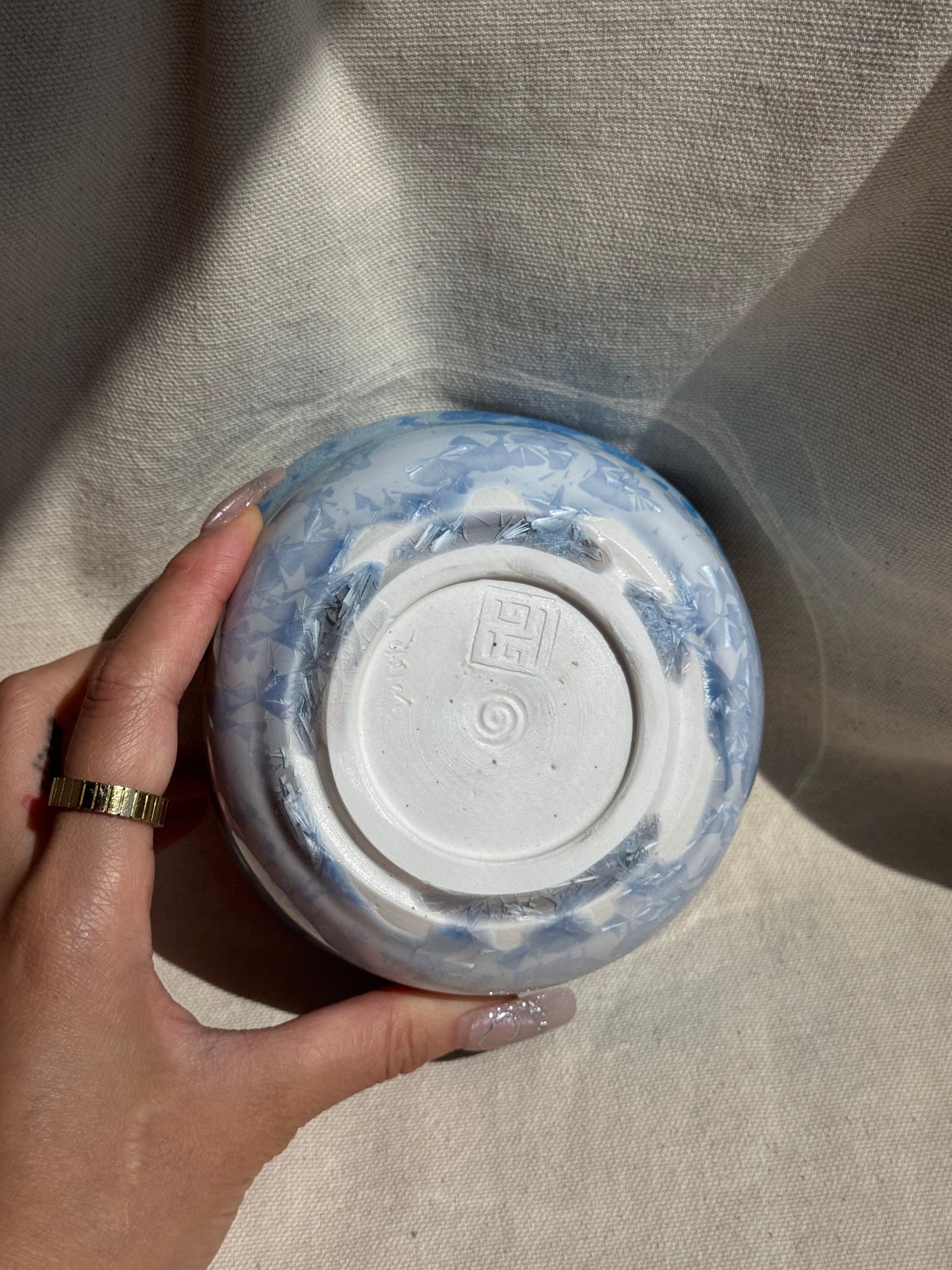 MATCHA BOWL 2 TONE BLUE OMBRE KATAKUCHI 🌸