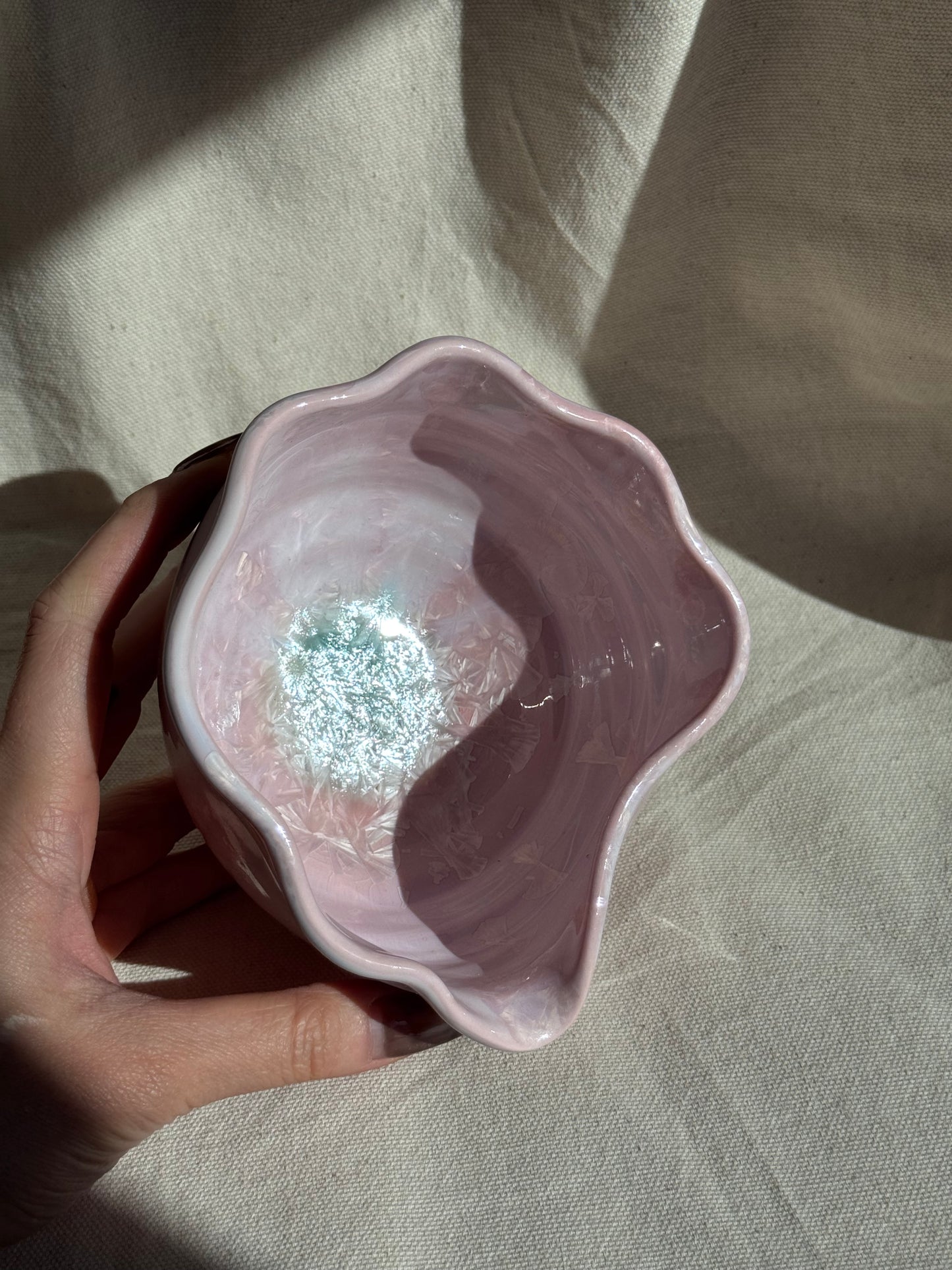 MATCHA BOWL CANDY GLAZE IRREGULAR KATAKUCHI 🌸