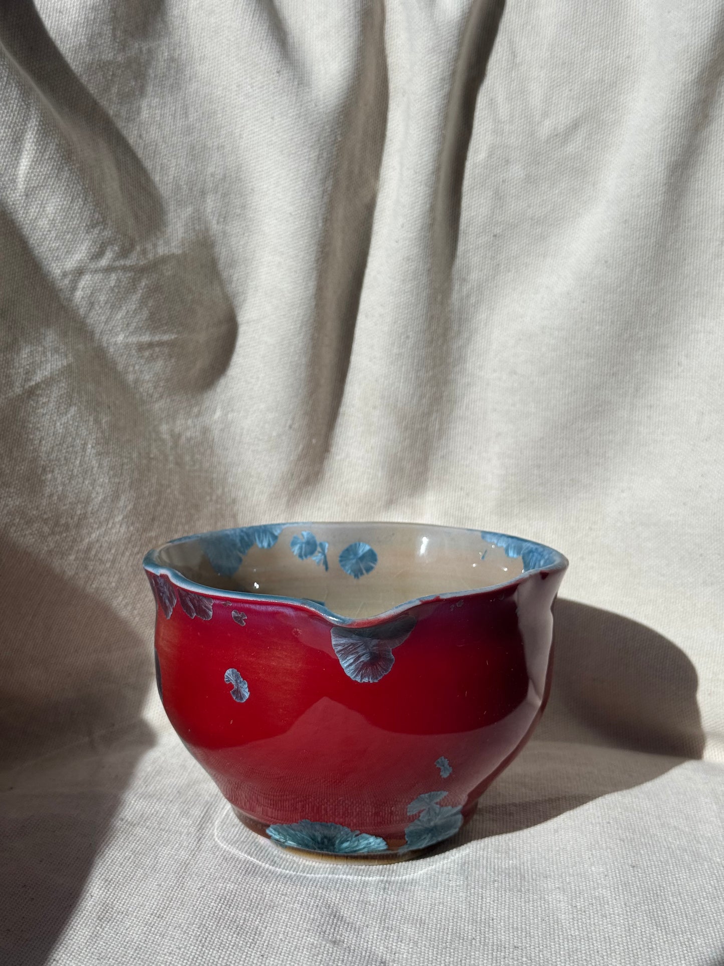 MATCHA BOWL 2 TONE RED BROWN KATAKUCHI 🌸
