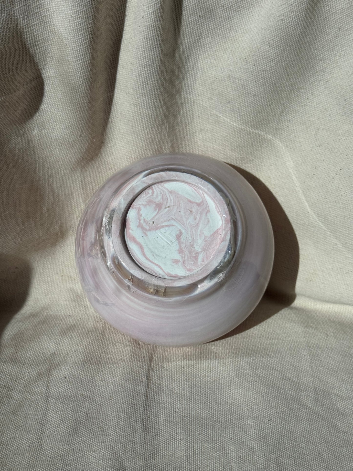 MATCHA BOWL MILKY PINK IRREGULAR KATAKUCHI 🌸