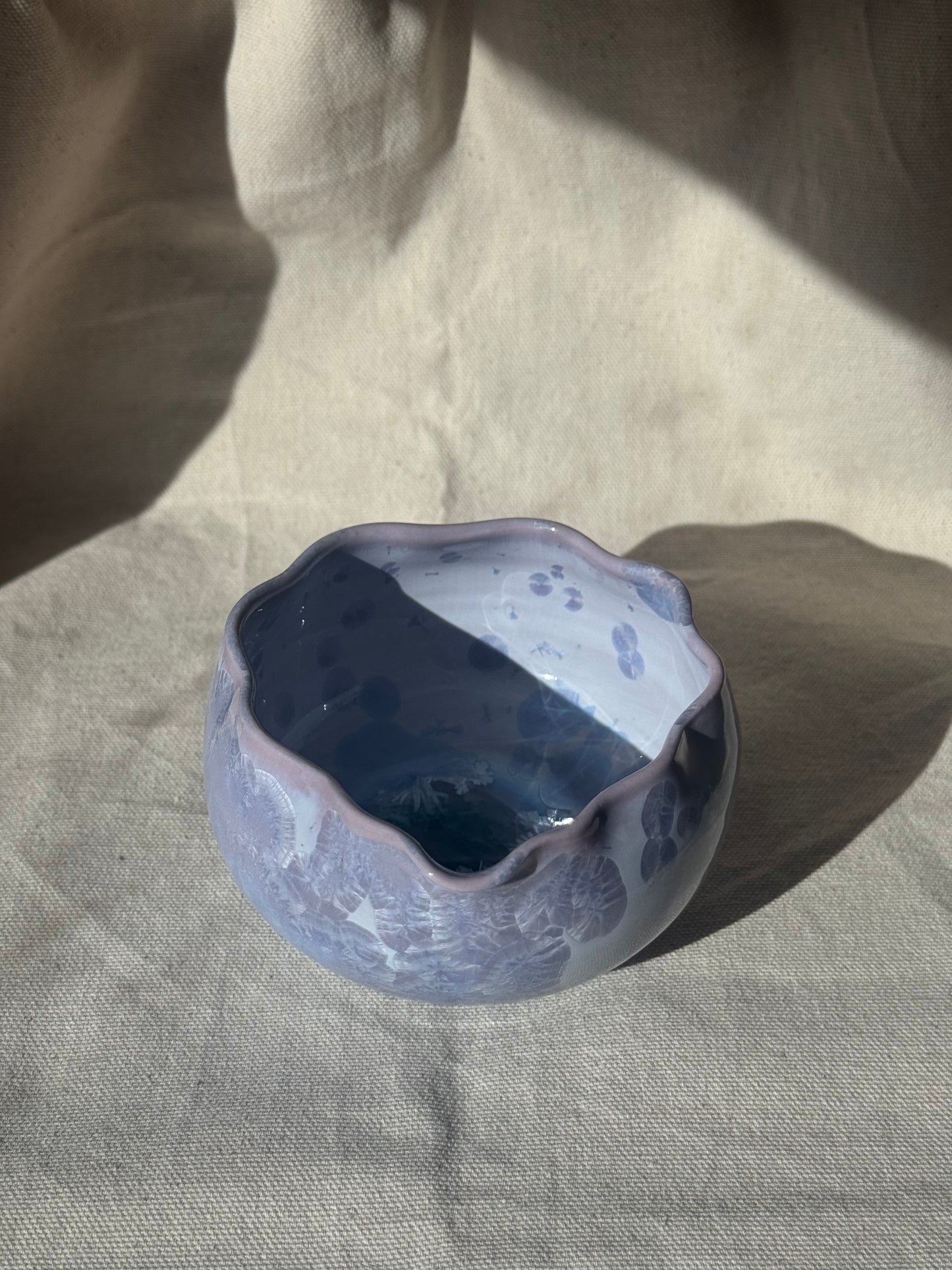 MATCHA BOWL PURPLE EGGSHELL KATAKUCHI 🌸