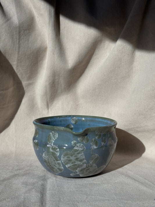 MATCHA BOWL GREEN BLUE GLAZE KATAKUCHI 🌸