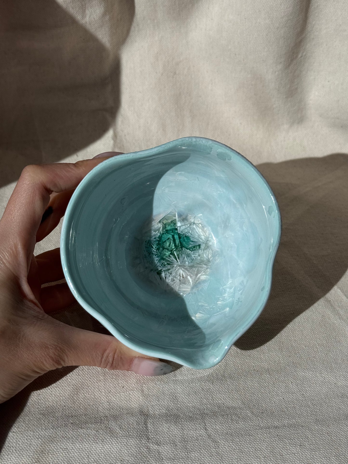 MATCHA BOWL MINTY IRREGULAR KATAKUCHI 🌸