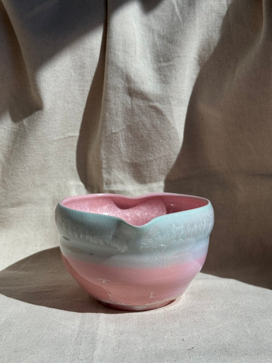 MATCHA BOWL BLUE PINK OMBRE LOVE KATAKUCHI  🌸