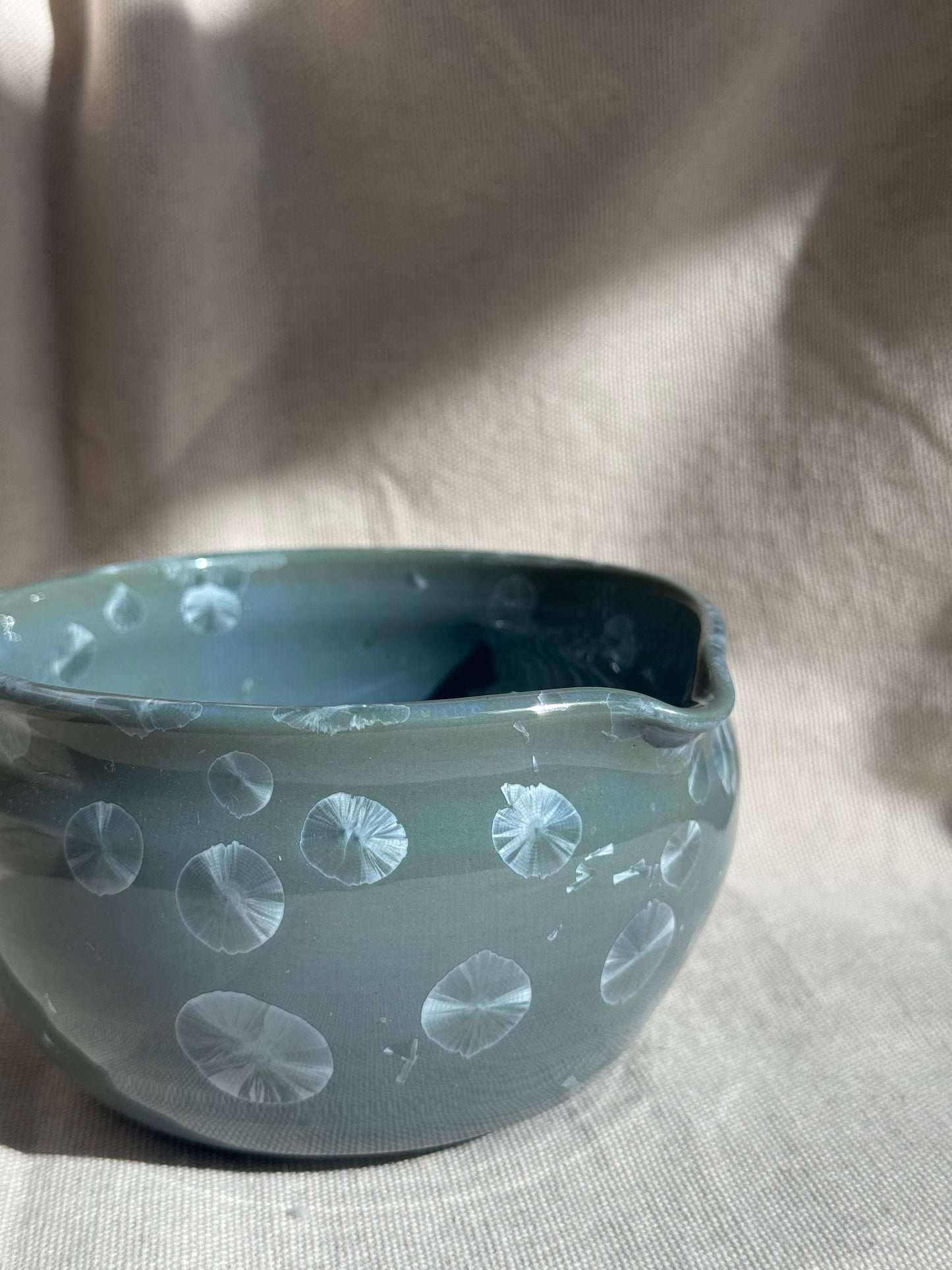MATCHA BOWL SAGE GREEN GLAZE KATAKUCHI 🌸