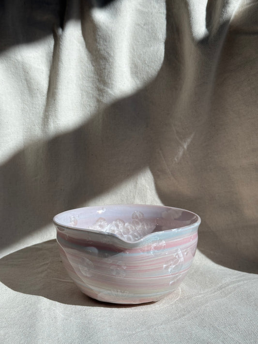MATCHA BOWL RAINBOW GLAZE KATAKUCHI 🌸