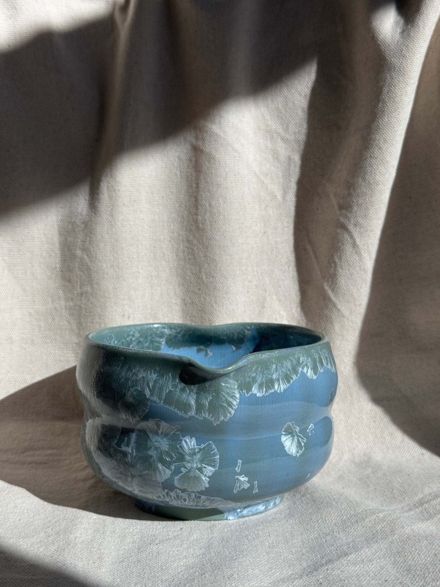 MATCHA BOWL TIMELESS LOVE BLUE GREEN OMBRE KATAKUCHI 🌸