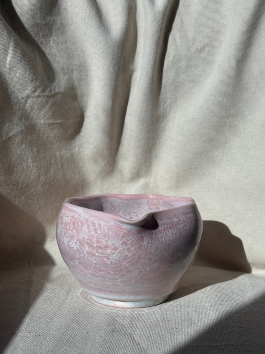 MATCHA BOWL CELADON PINK EGGSHELL KATAKUCHI 🌸