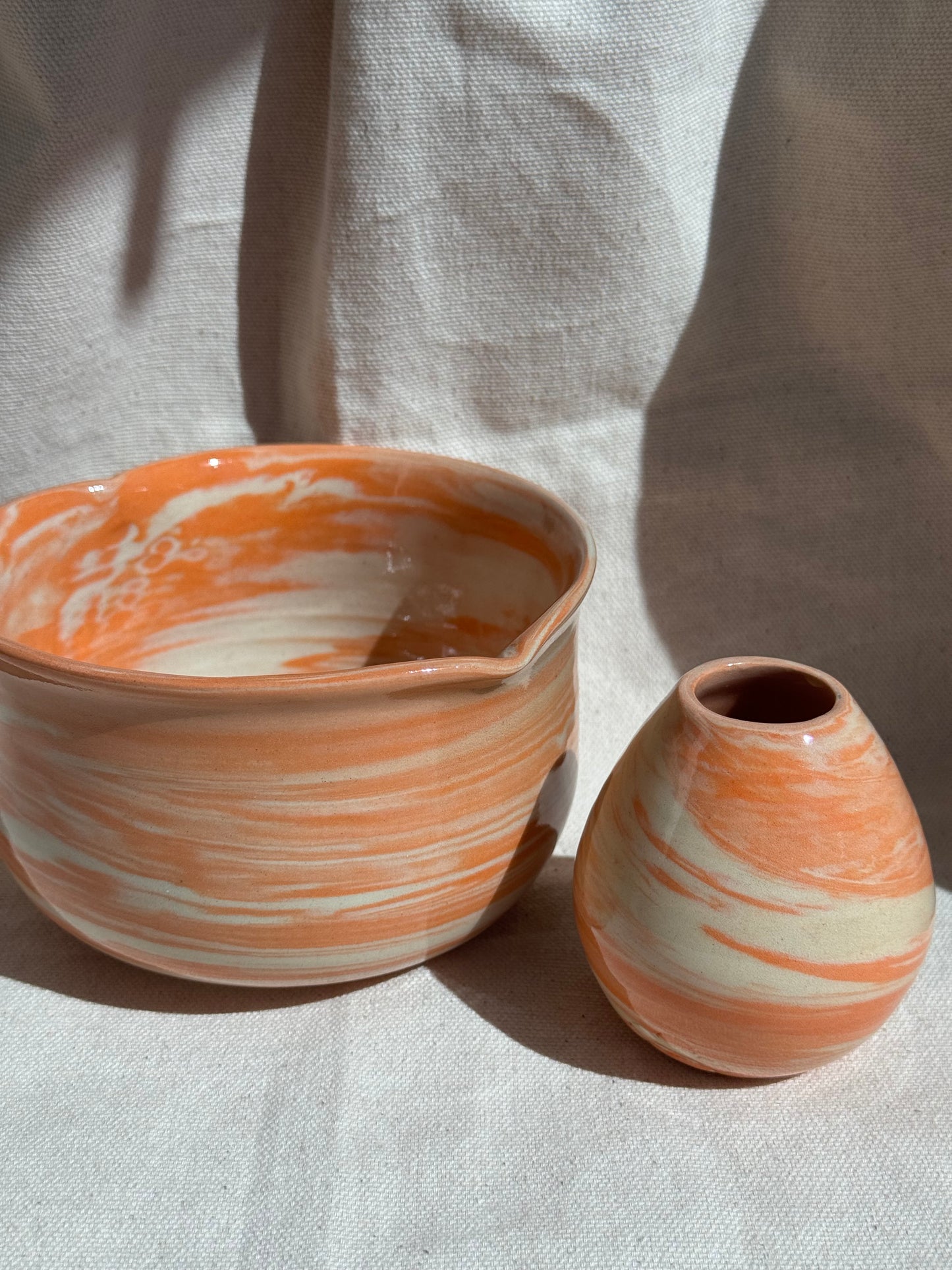 MATCHA BOWL CC ORANGE CREAMSICLE KATAKUCHI SET 🌸